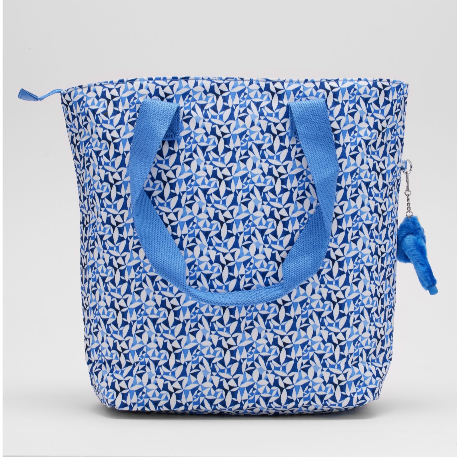 Kipling Cocktail Blue Hanifa Tote Bag