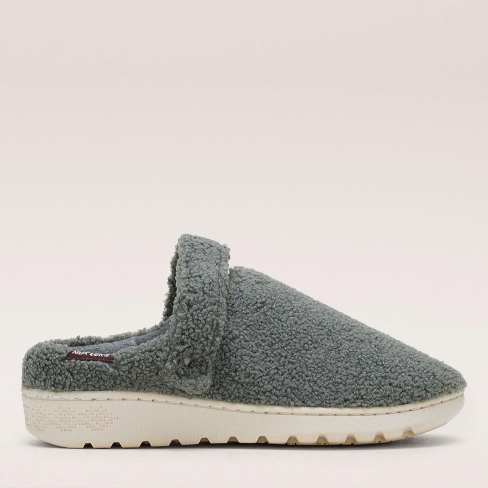 Muk Luk's Cloud Blue Quianna Mule Slippers With Contour