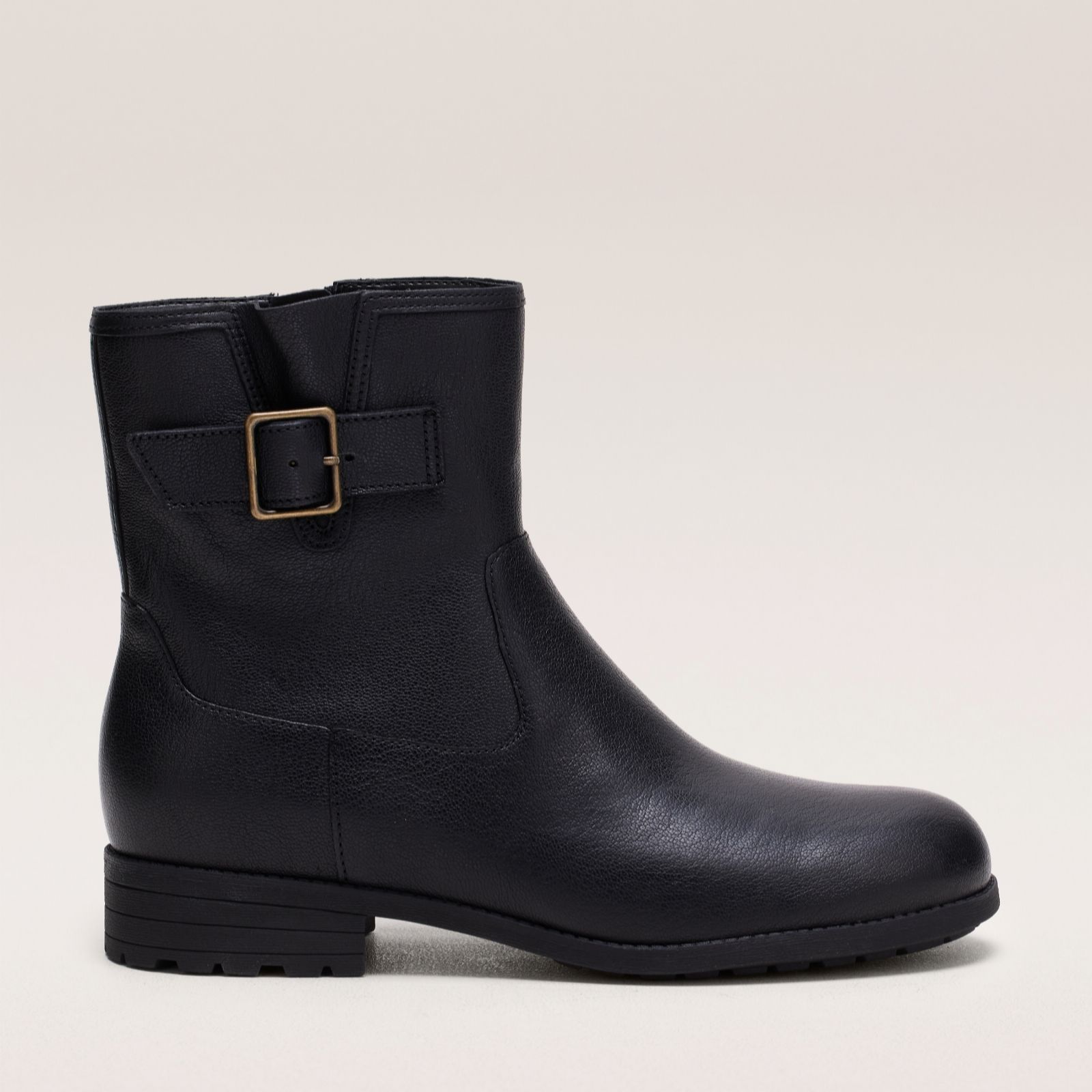Vionic Black Leather Jill Boots