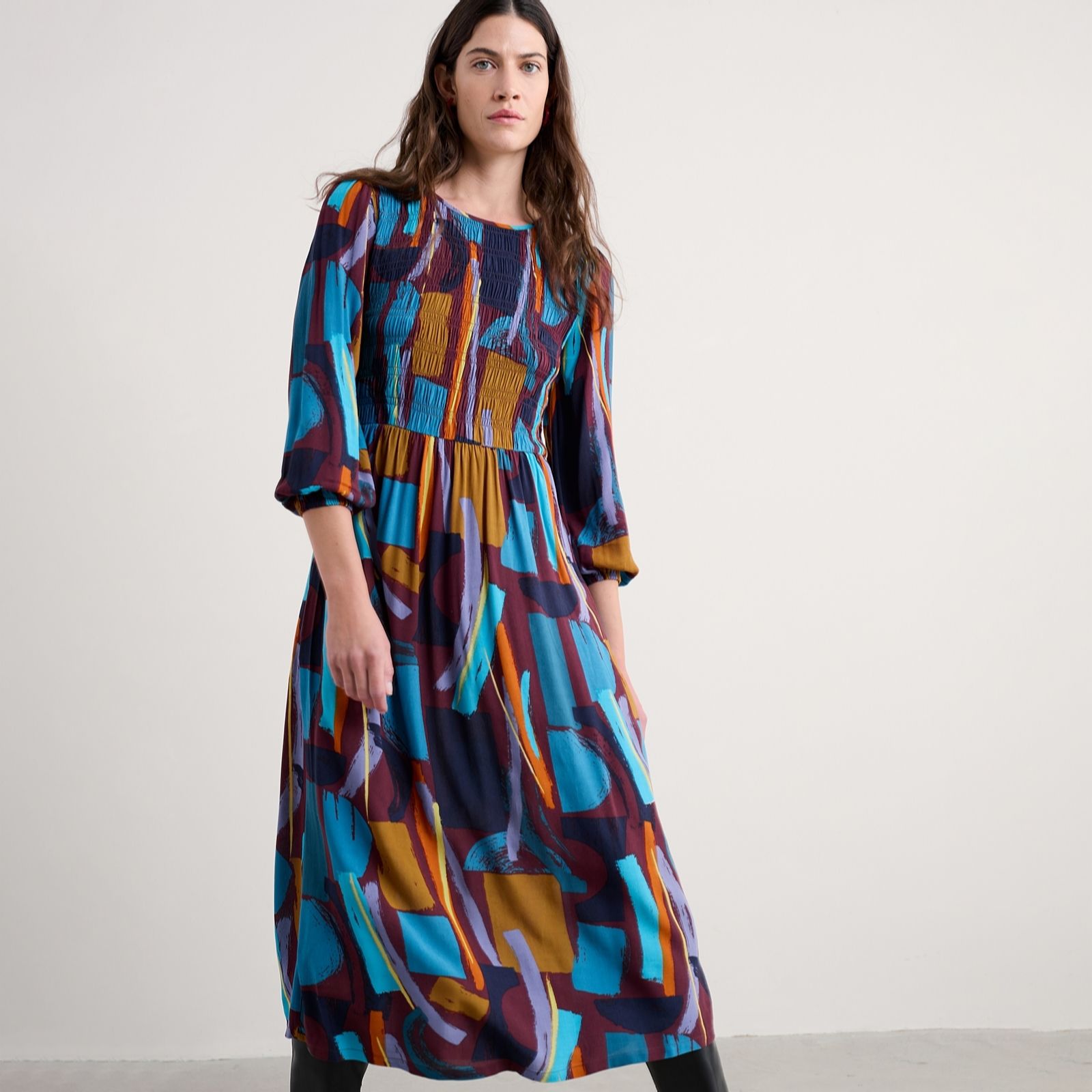 Seasalt Cornwall Multi Meadowsweet Dress Petite