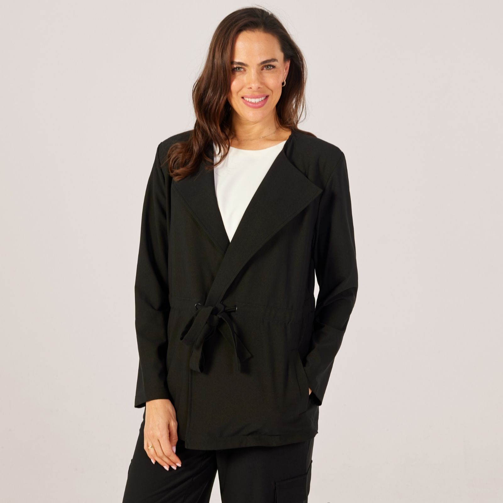Marlawynne Black Collection Luxe Crepe Jacket