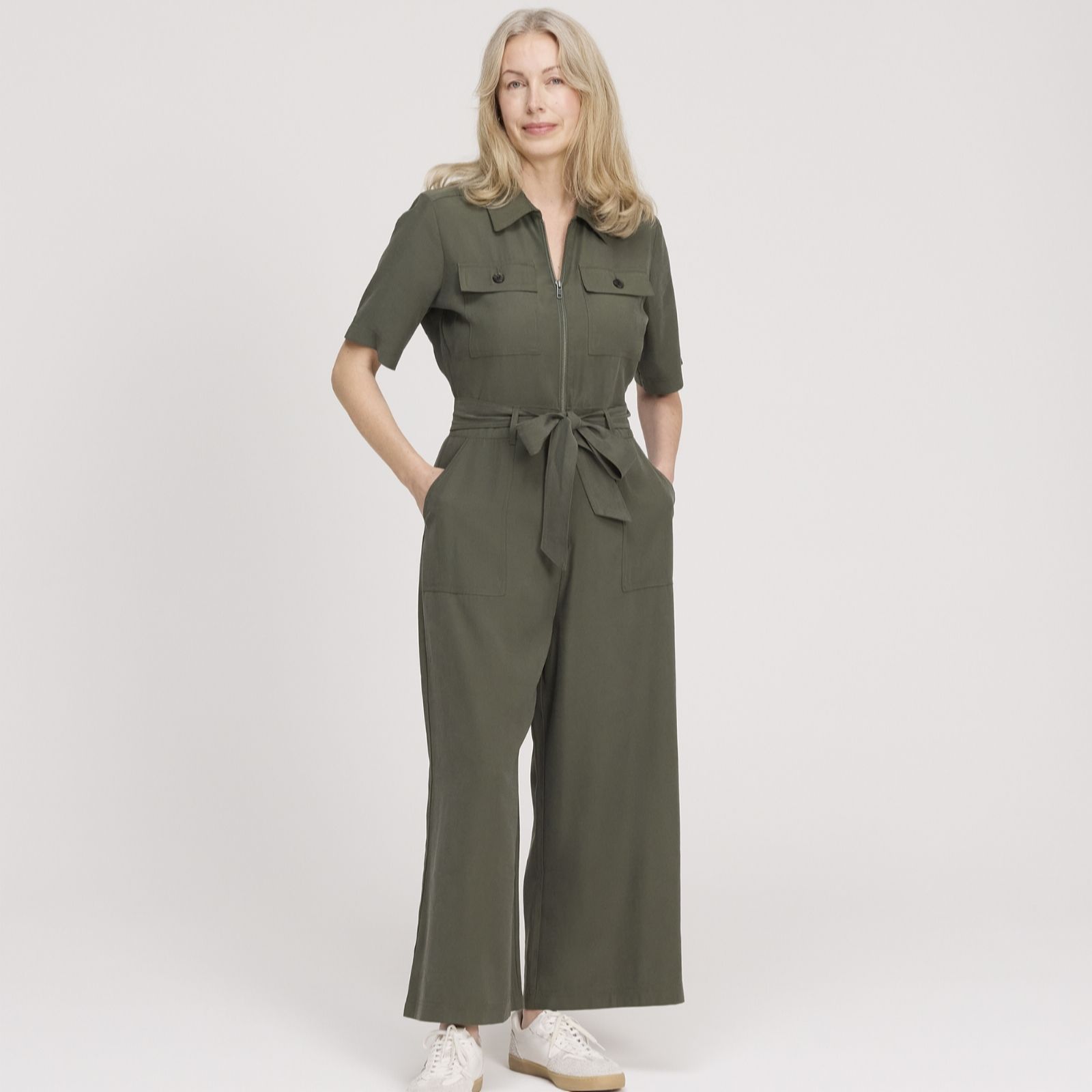 Finery London Marie Jumpsuit Cropped Length women's
