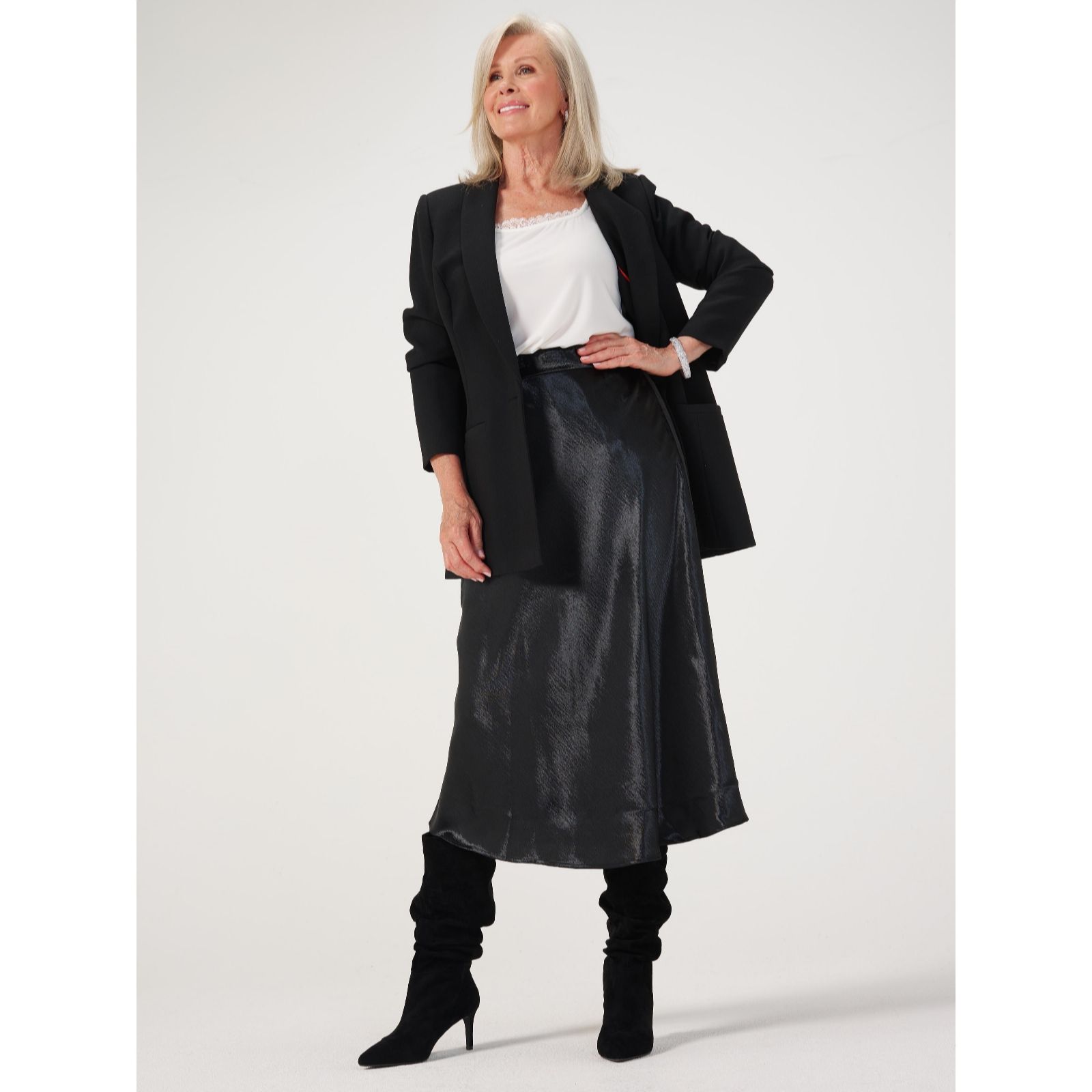 Ben de Lisi Bias Cut Skirt Standard