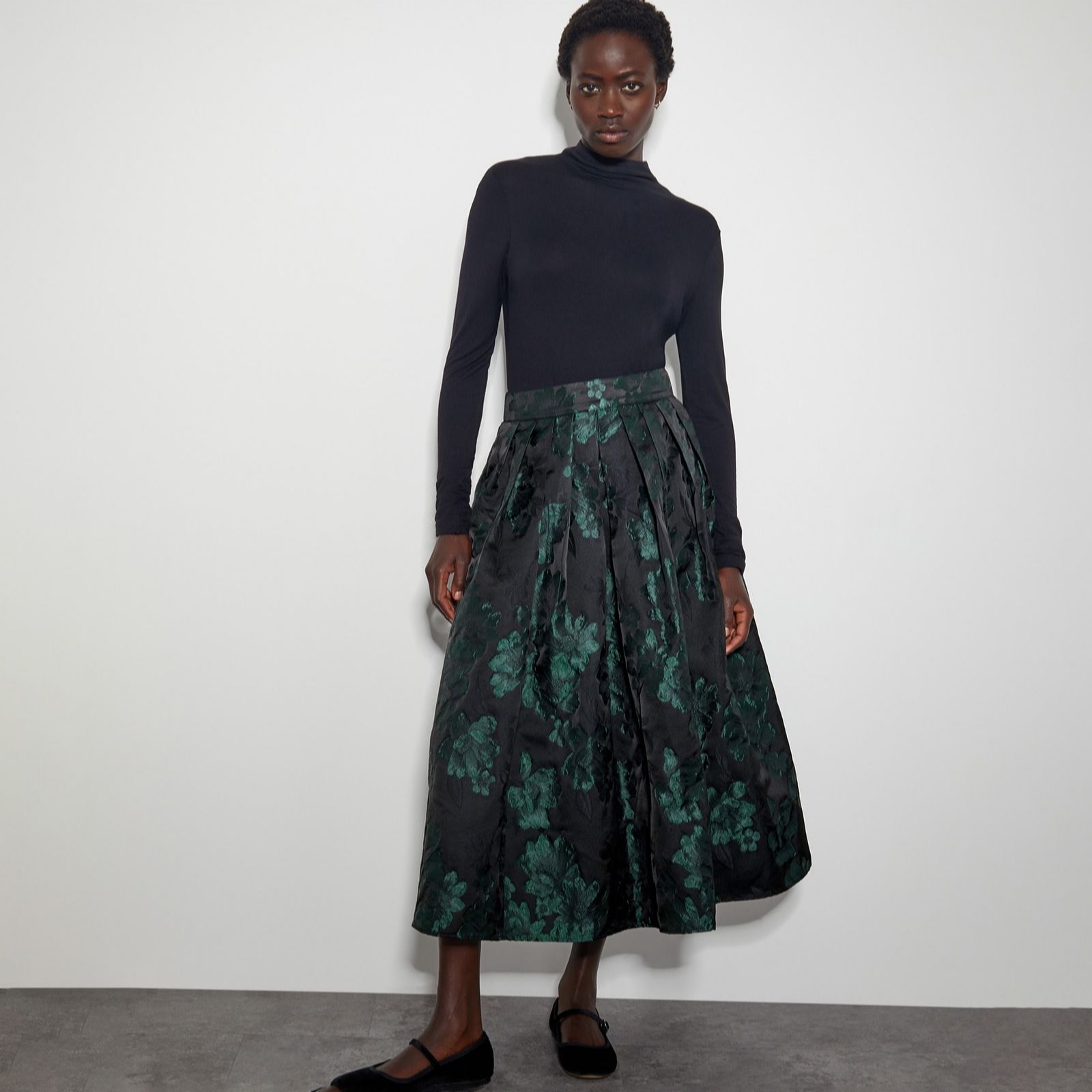 Monsoon Julie Jacquard Full Skirt