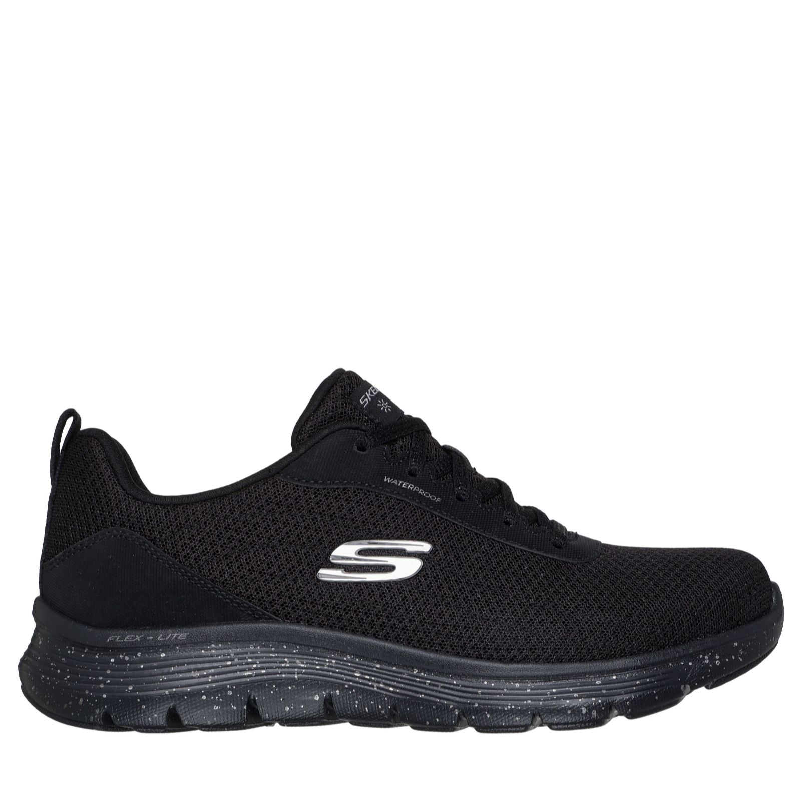 Skechers Black Flex Appeal 5.0 Fresh Trek Waterproof Trainer