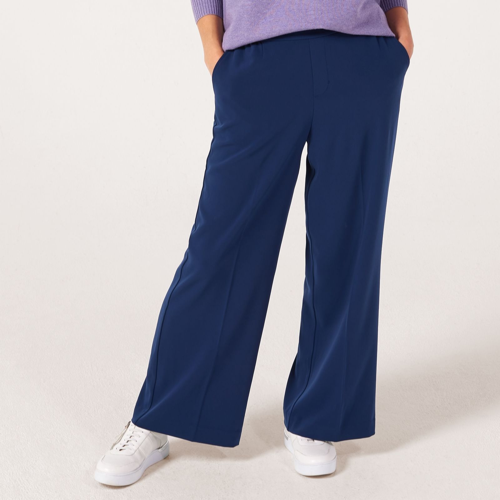 Ruth Langsford Black Wide Leg Trousers Tall