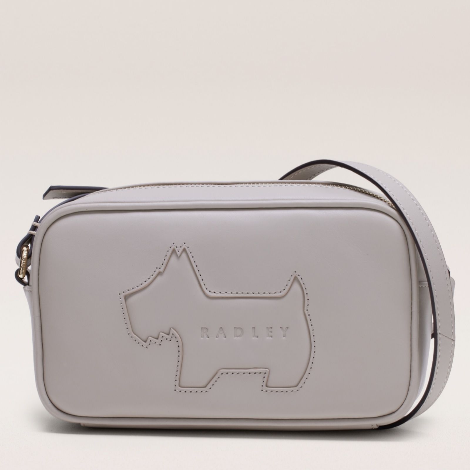 Radley Black Hadley Lane Applique Dog Small Ziptop Crossbody
