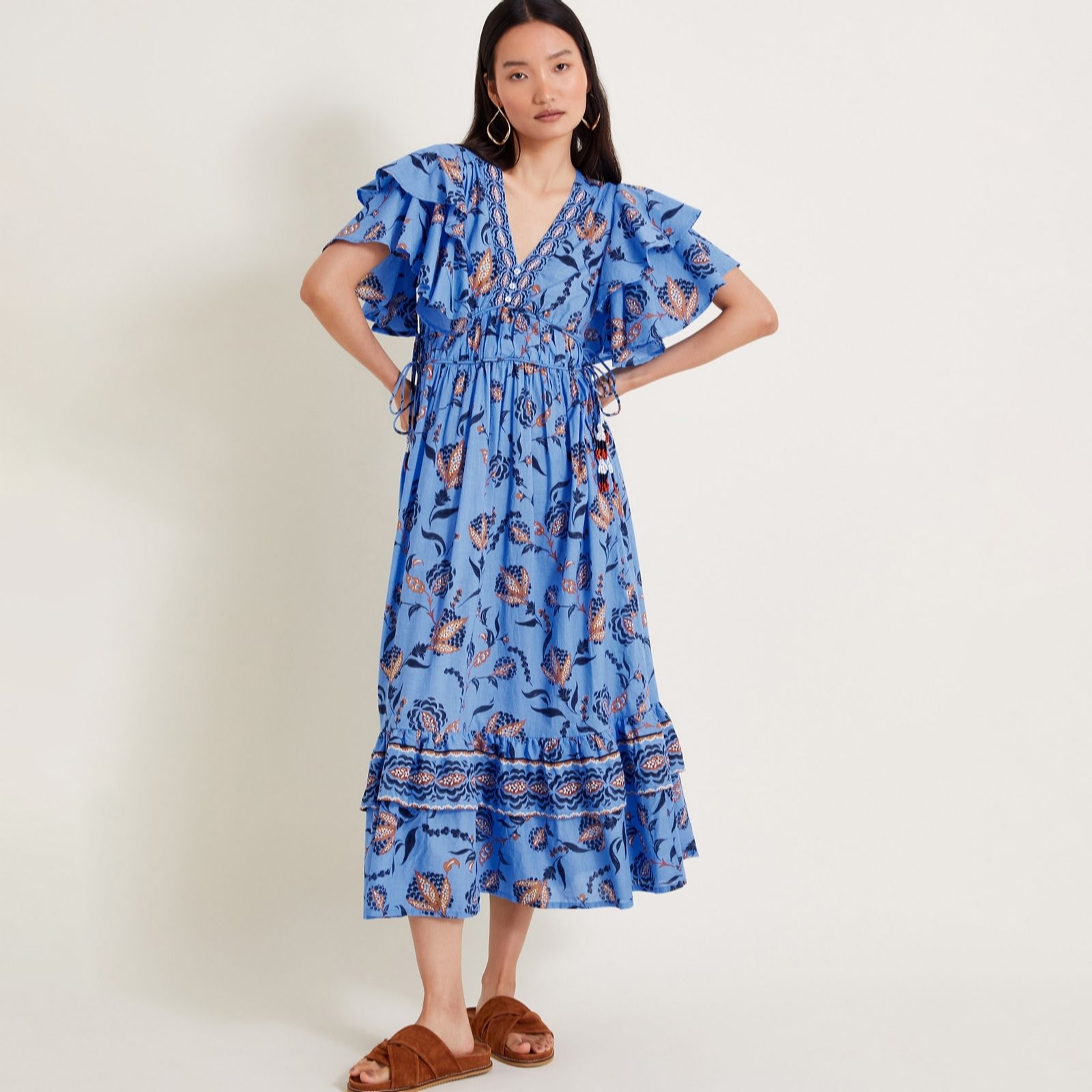 Monsoon Clara Frill Dress