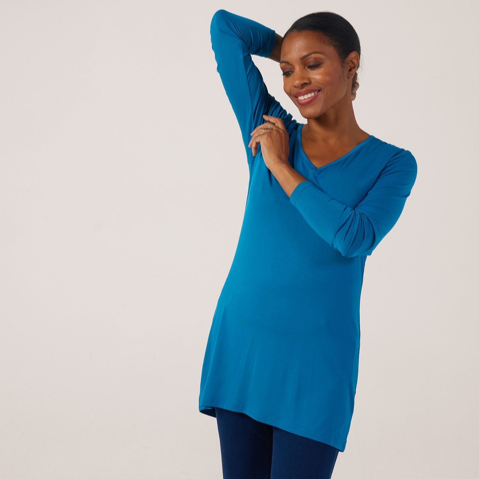 Malissa J Long Sleeve V-Neck Top