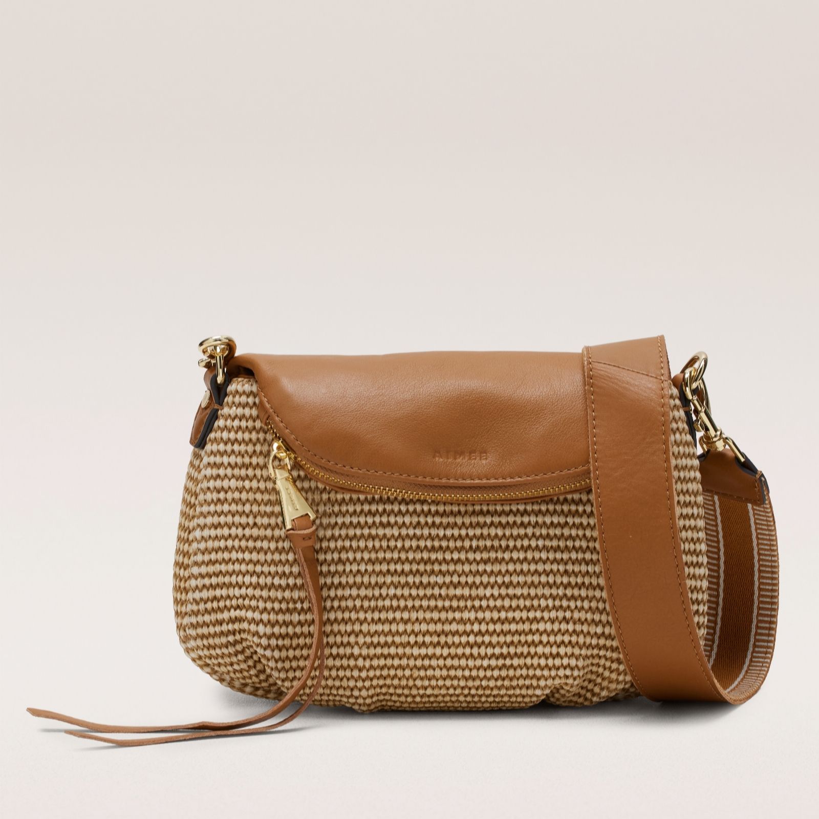 Aimee Kestenberg Women's Healers Green Double Entry Cross-Body Bag