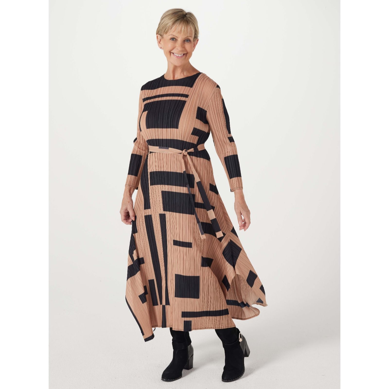 Malissa J Pleated Dress