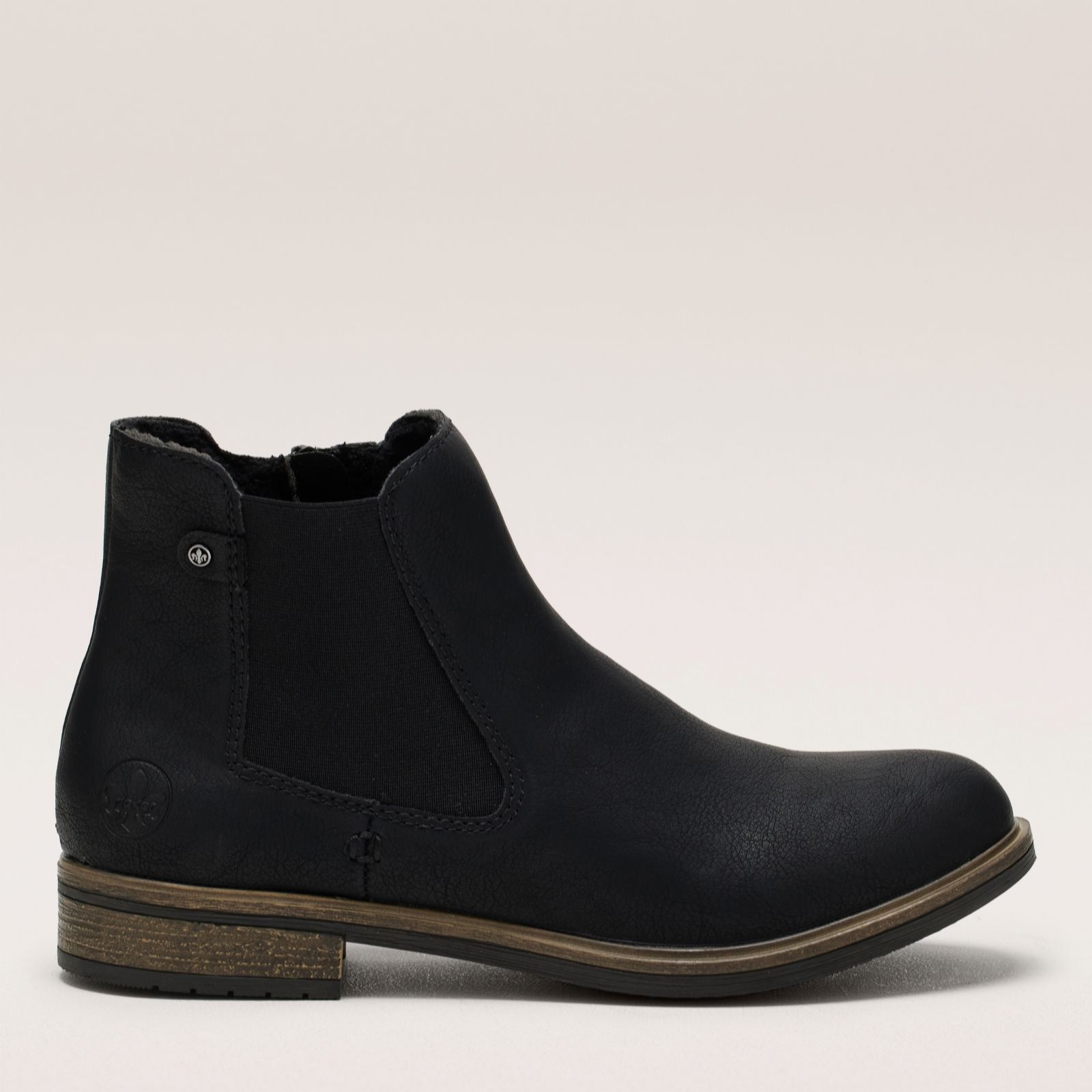 Rieker Women's Black Chelsea Ankle Boot