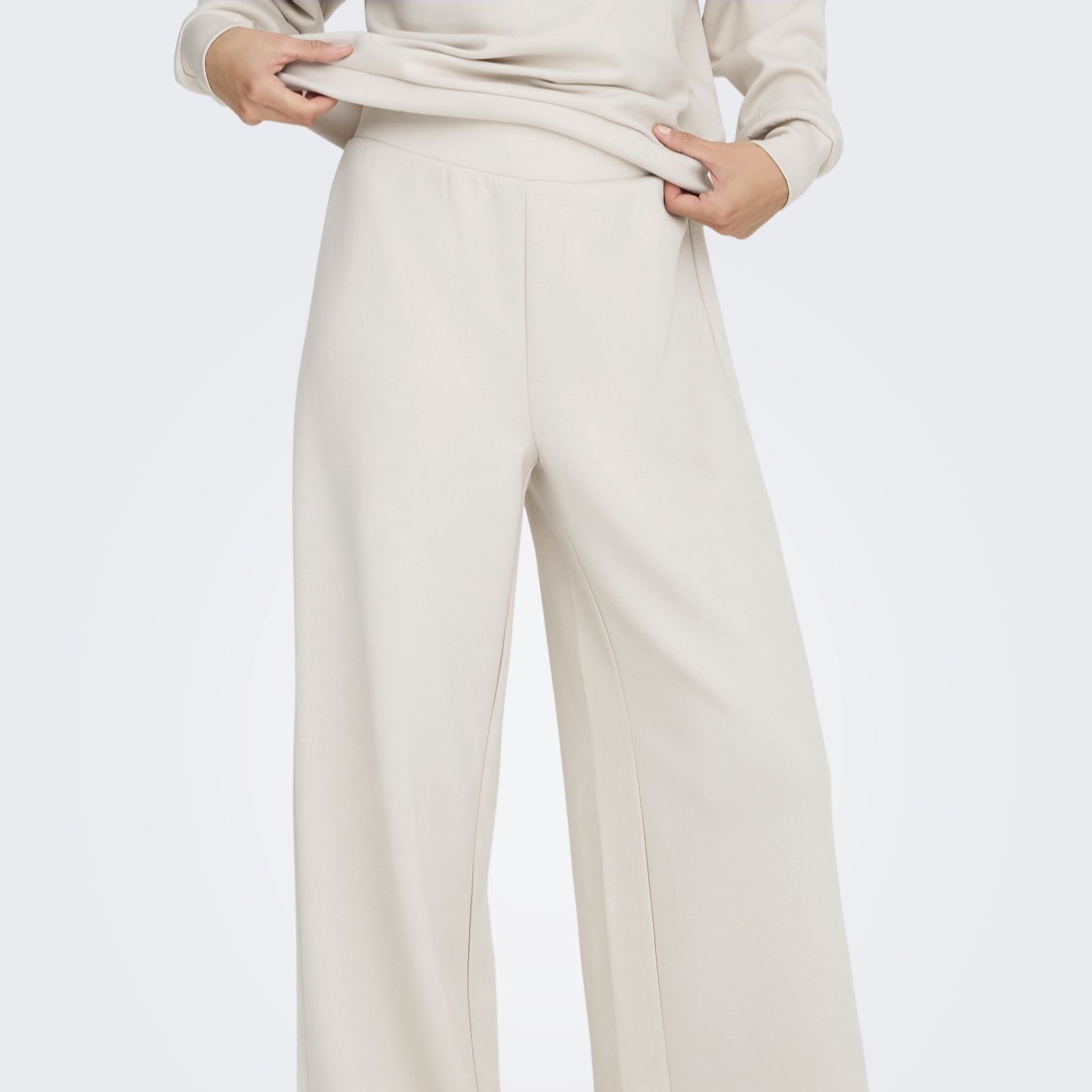 Only Play Lounge Wide Leg Trousers Women's Ecru Extra Small - La Redoute - Image 2