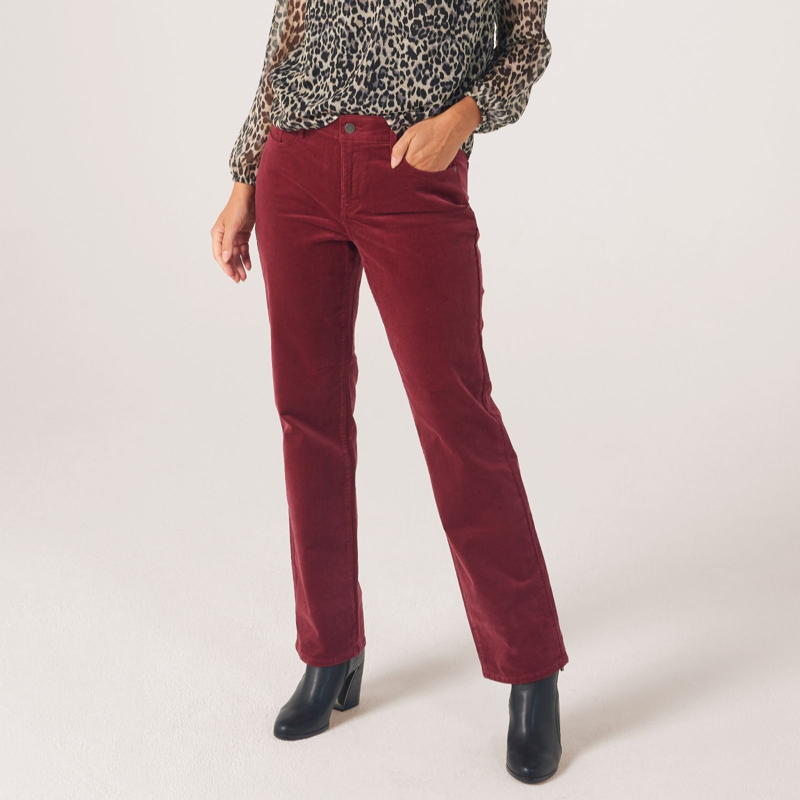 NYDJ Corduroy Marilyn Straight Leg Trouser