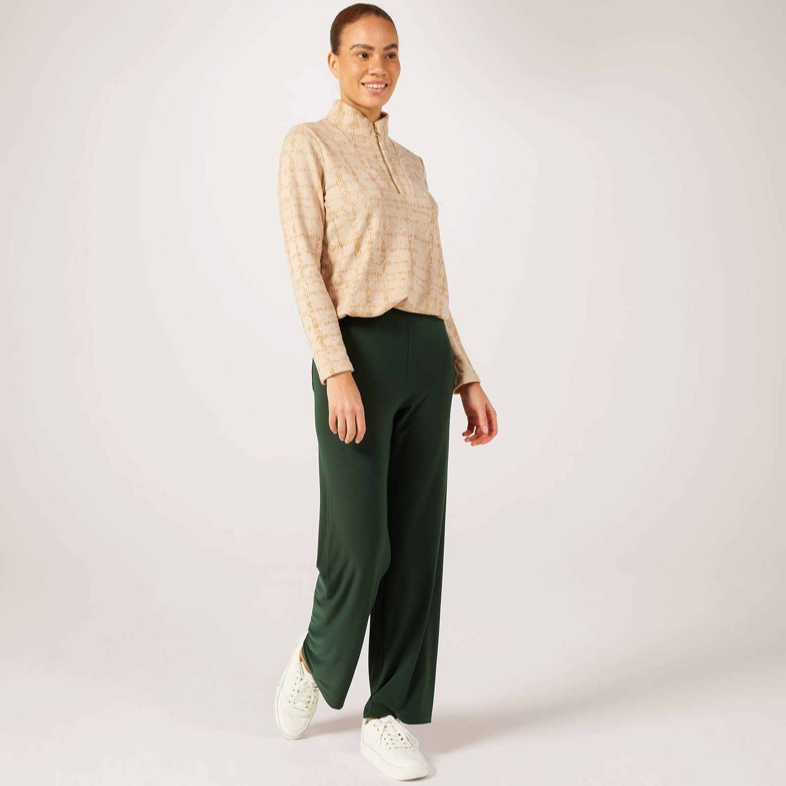 Kim & Co Deluxe Brazil Jersey Straight Leg Tina Standard Trousers