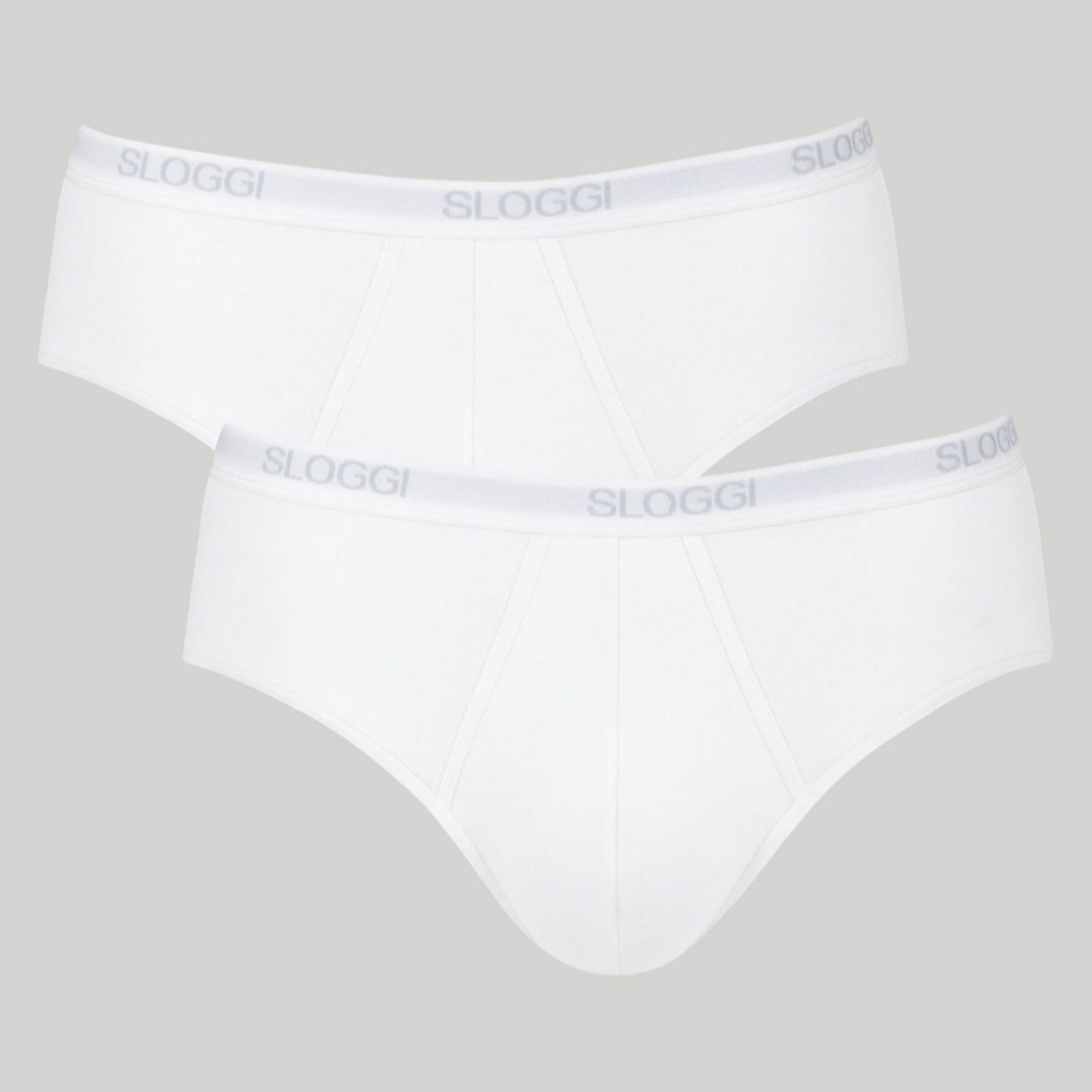Sloggi Mens Basic Midi Briefs 2 Pack