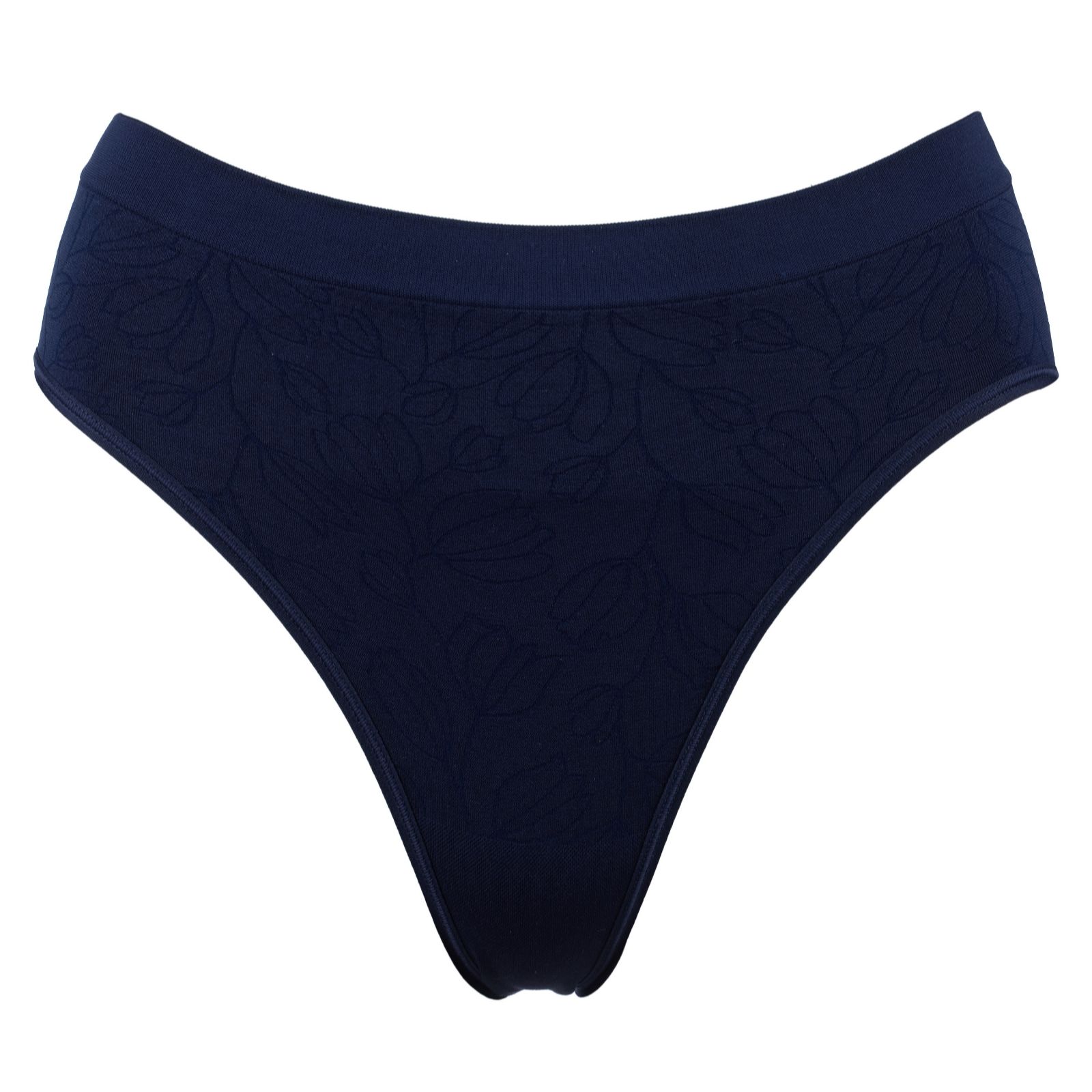 Jockey Blue Jacquard Seamfree Hi Cut Brief