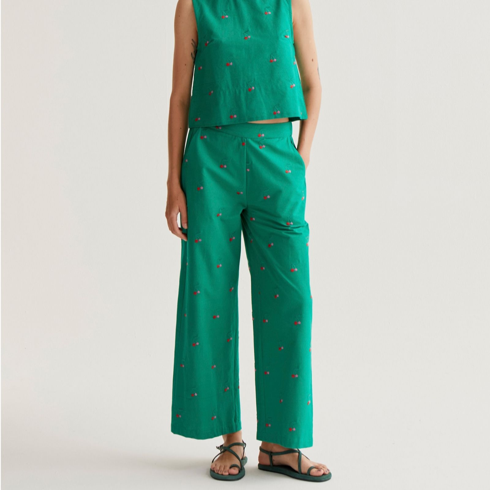 Compania Fantastica Black Motif Trousers