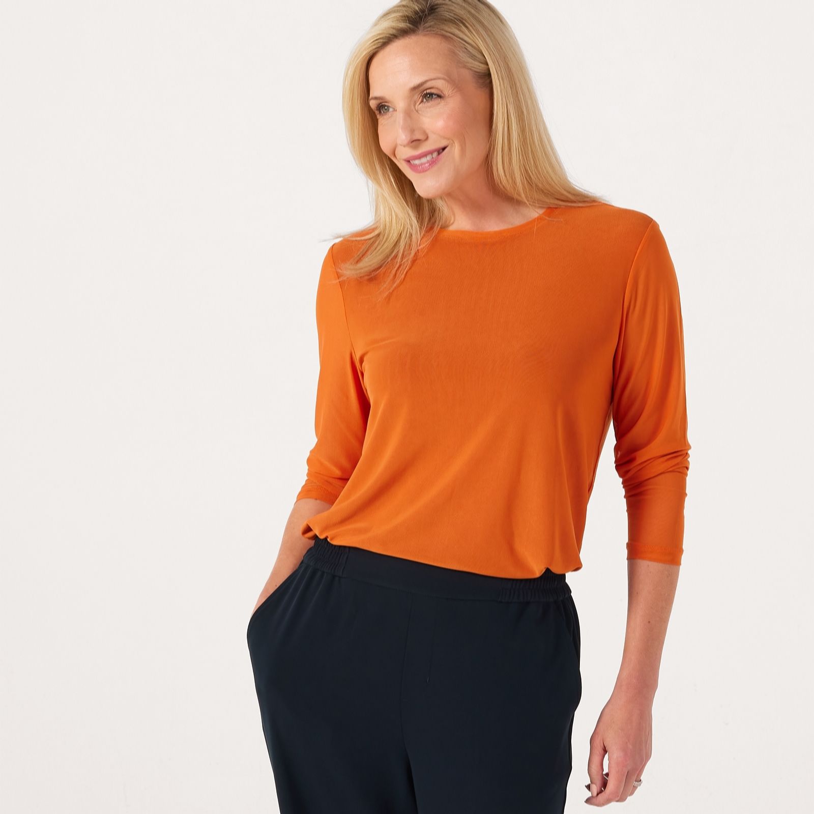 Marlawynne Chartreuse Combo Long Sleeve Two Layer Mesh Top