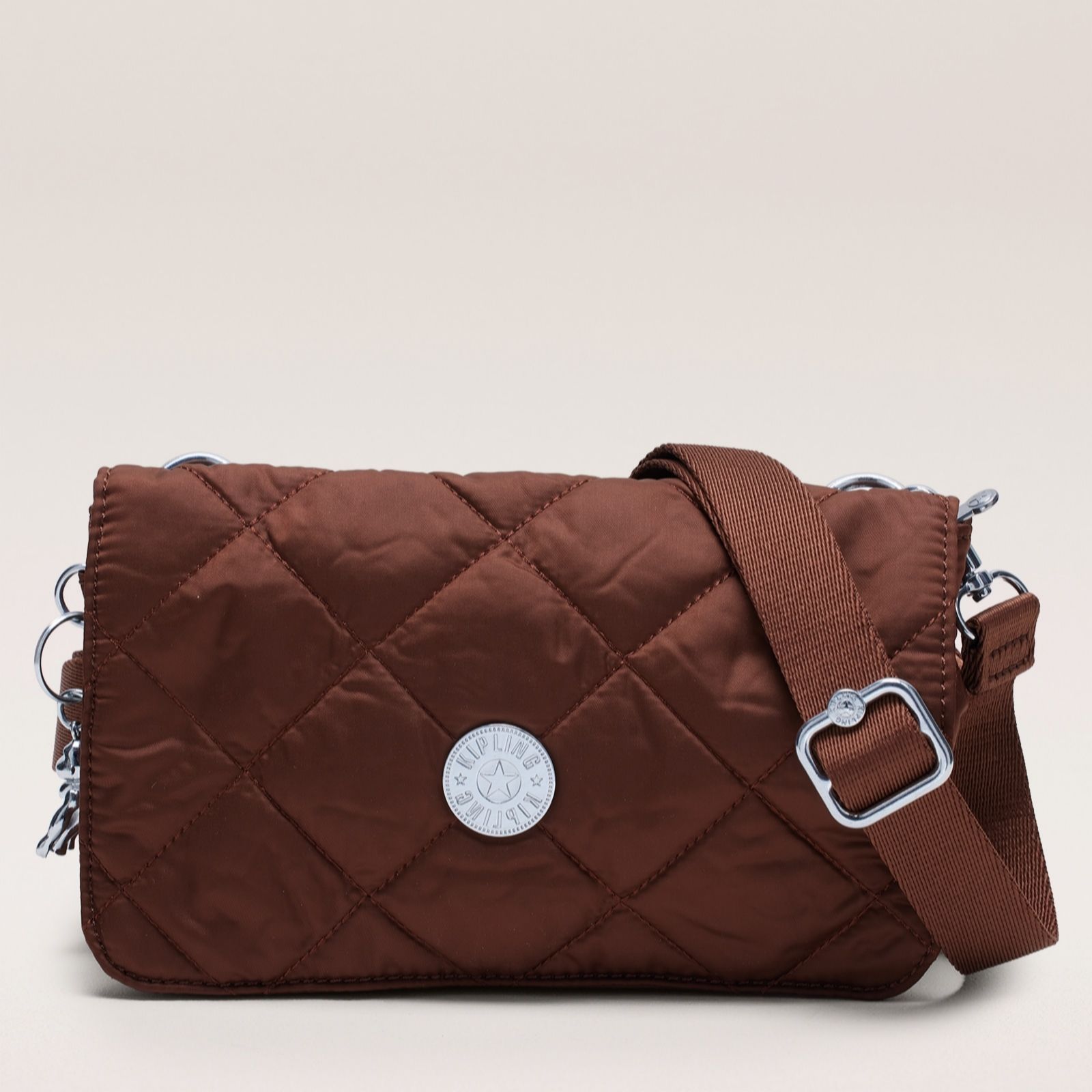 Kipling Soft Quilt Blue Premium Millah Convertible Bag