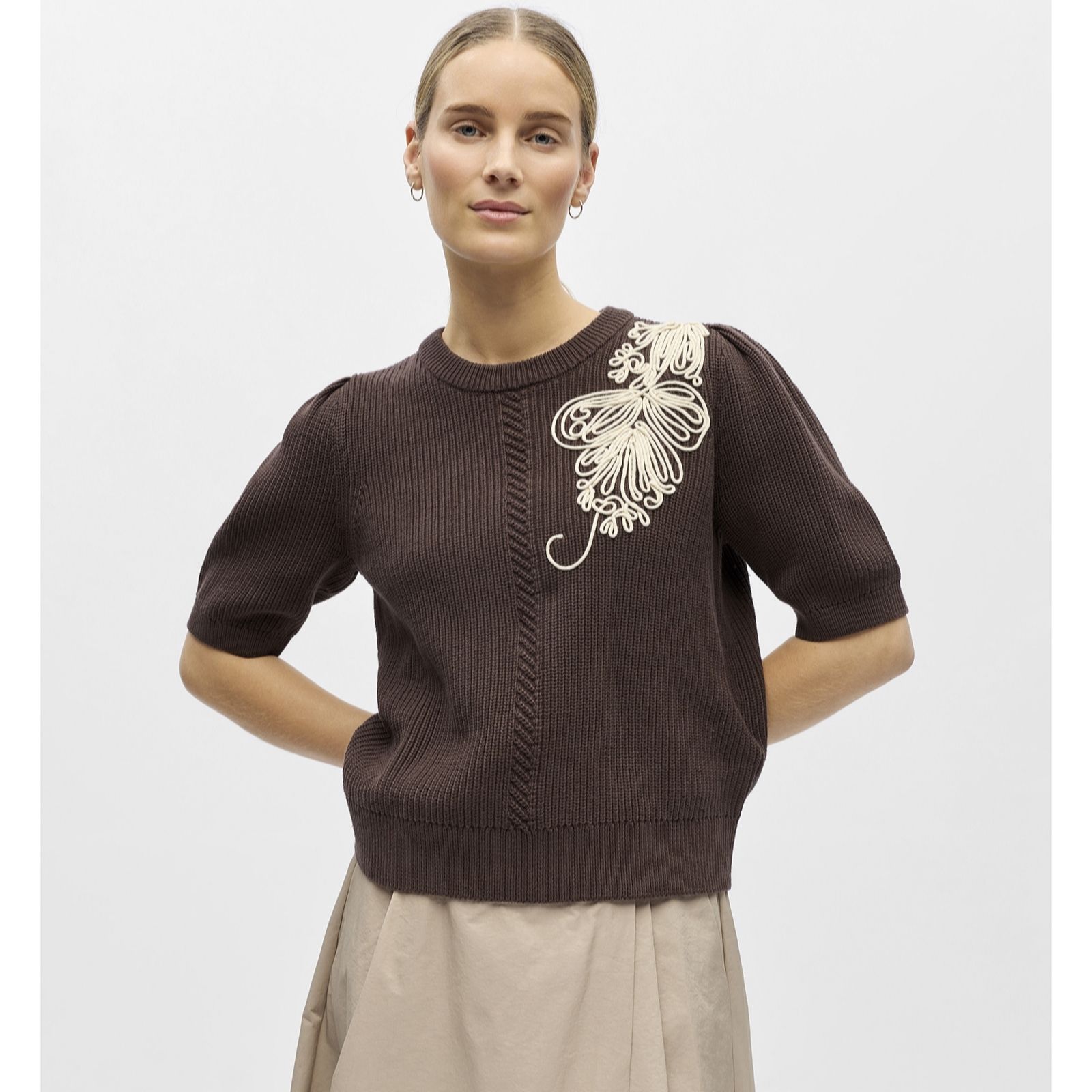 Object Star Embroidered Detail Knitted Jumper