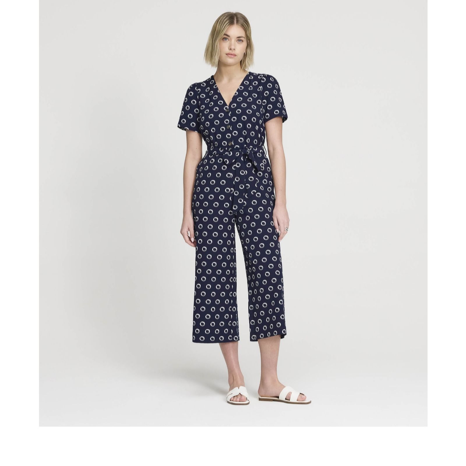 Finery London Uma Printed Jumpsuit Standard women's