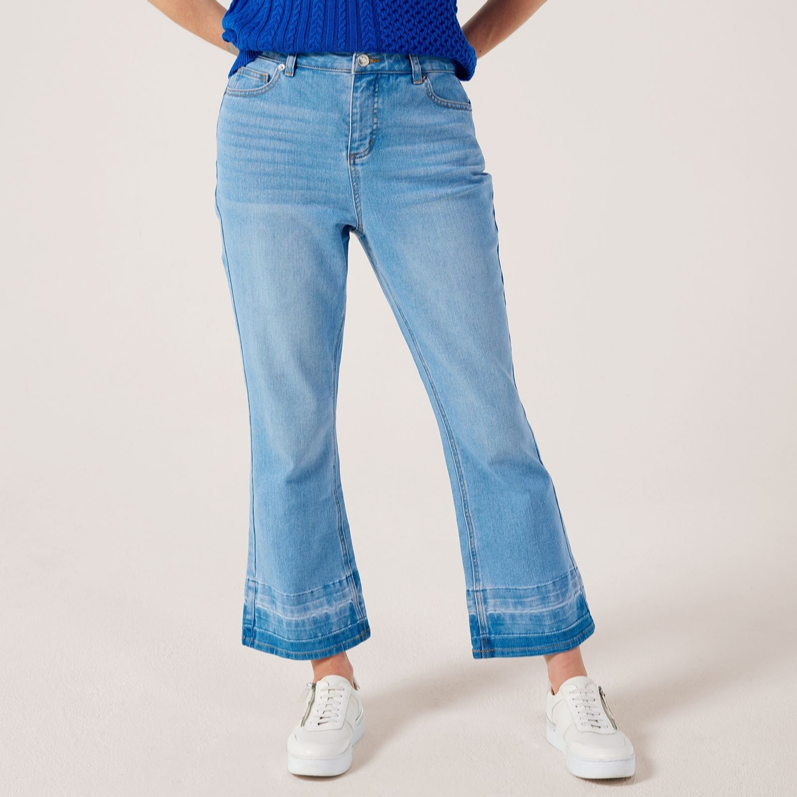 Ruth Langsford Light Indigo Hem Detail Jean Standard