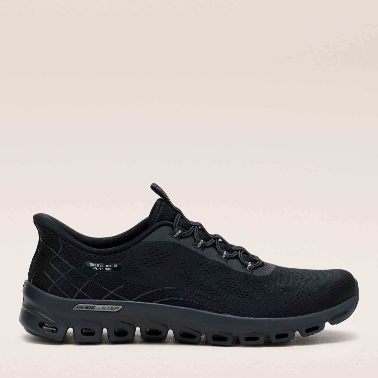 Skechers Black Glide-Step Elevate Slip-Ins Trainer