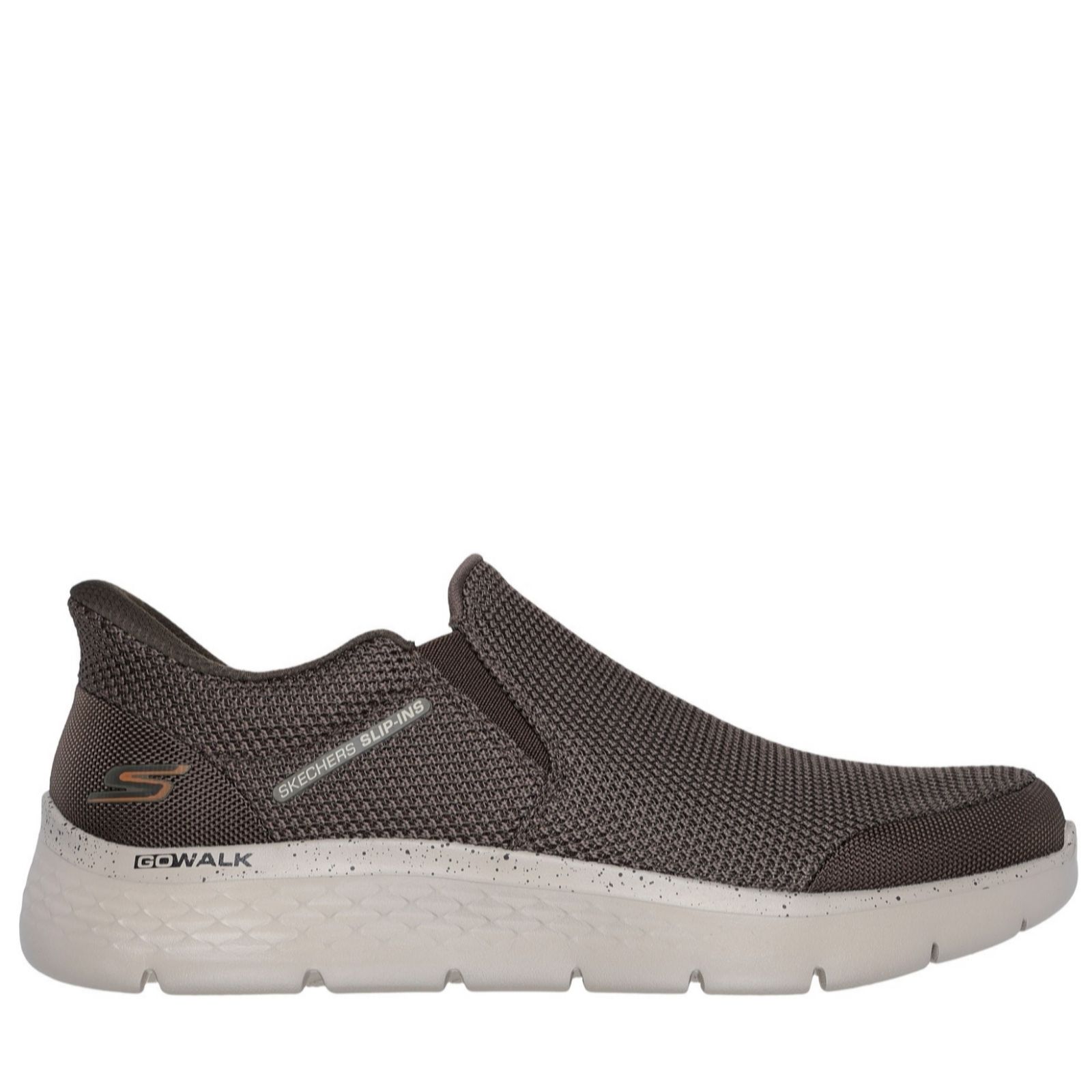 Skechers Men's Black Skecher Go Walk Flex Ojai Slip-Ins Trainers
