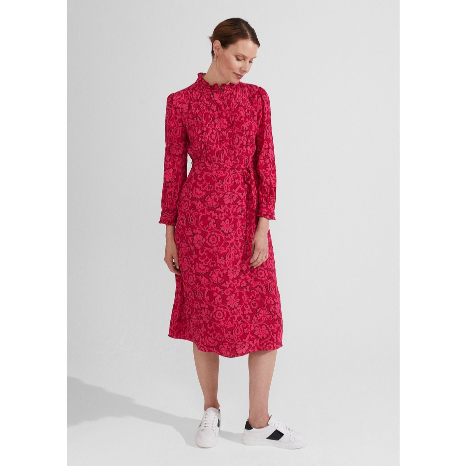 Hobbs Eleanora Dress with High Neckline