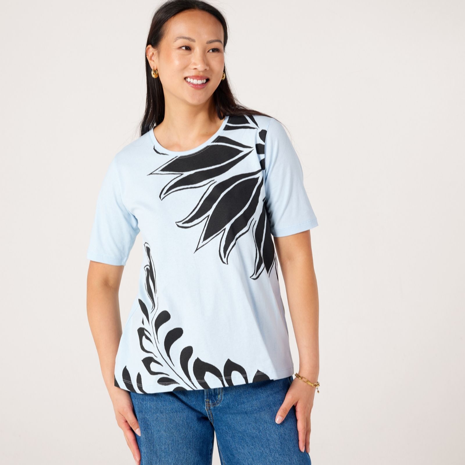 Masai Copenhagen Pink Floral Print Jersey T-Shirt