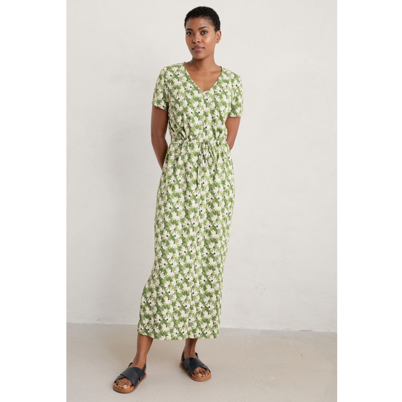 Seasalt Cornwall Chy Ryn Maxi Dress Organic Cotton & Modal