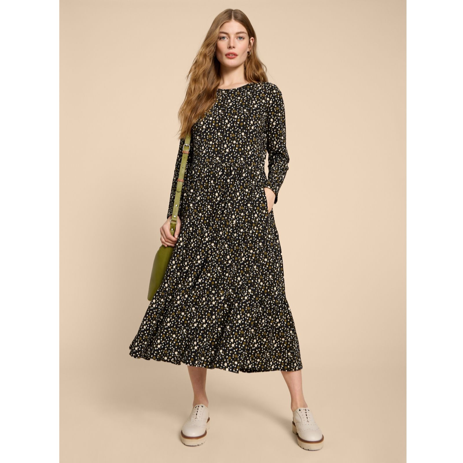 White Stuff Poppy Jersey Midi Dress
