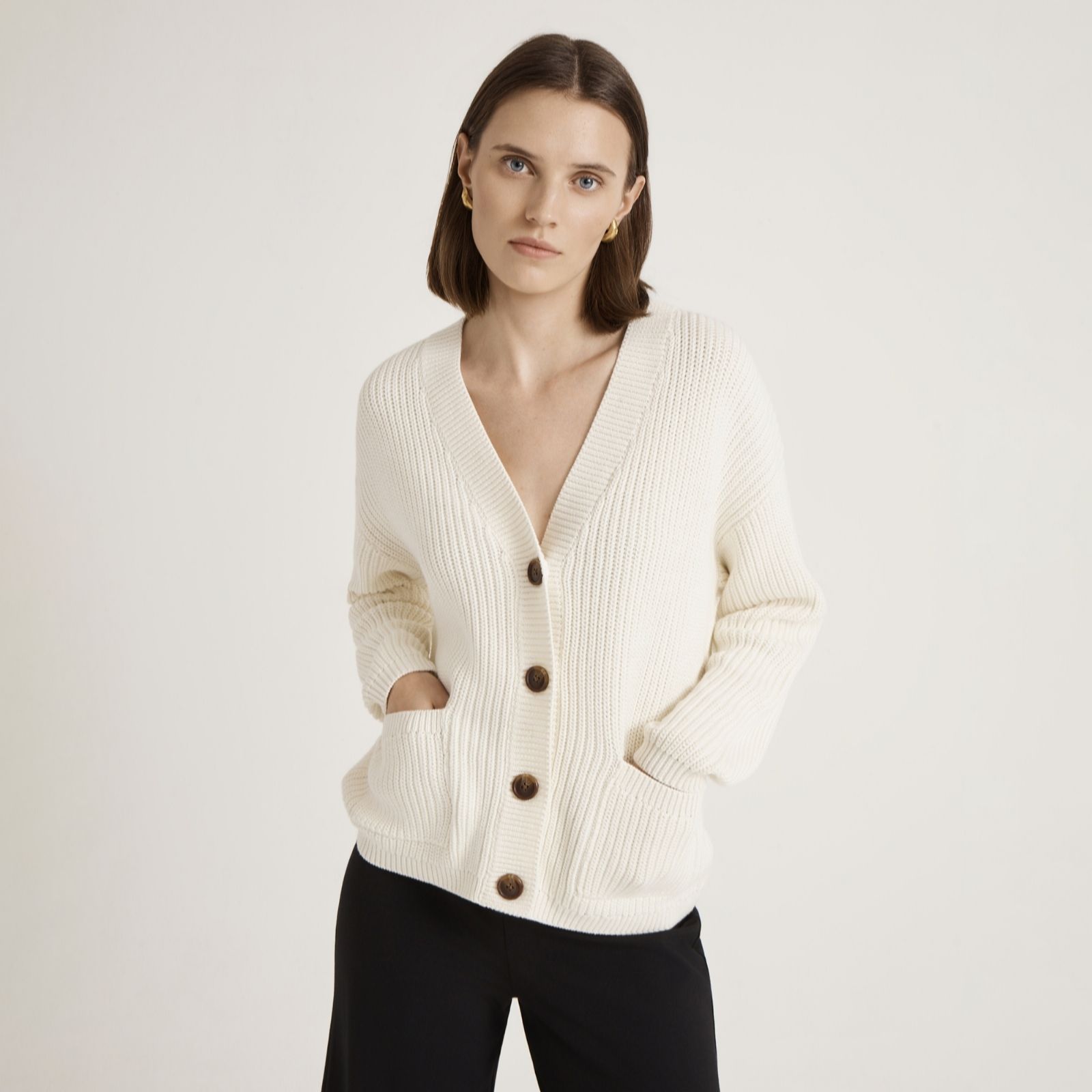 Finery Ivory London Estella Knitted Cardigan