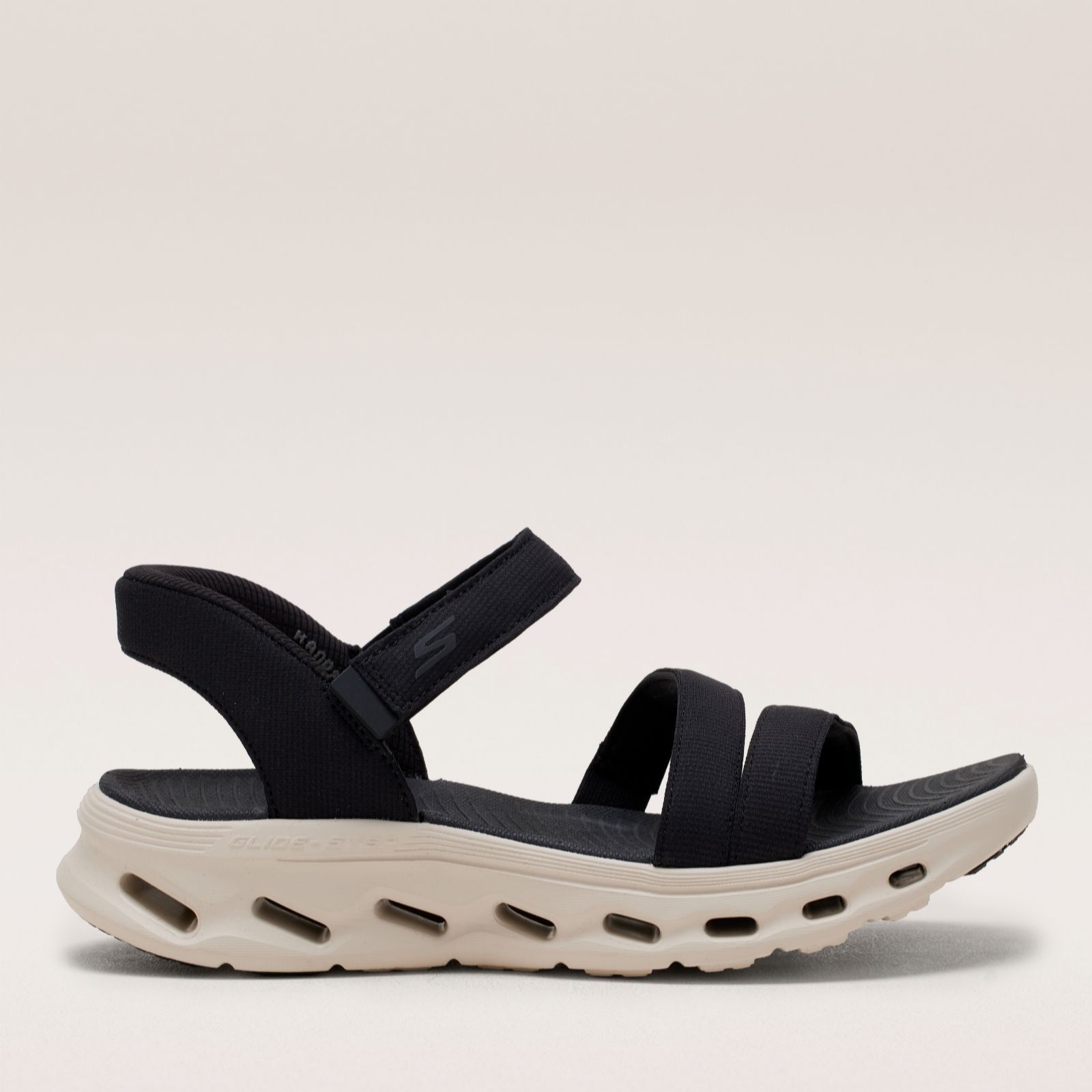Skechers Black Go Walk Glide-Step 2.0 Ella Slip-Ins Sandals