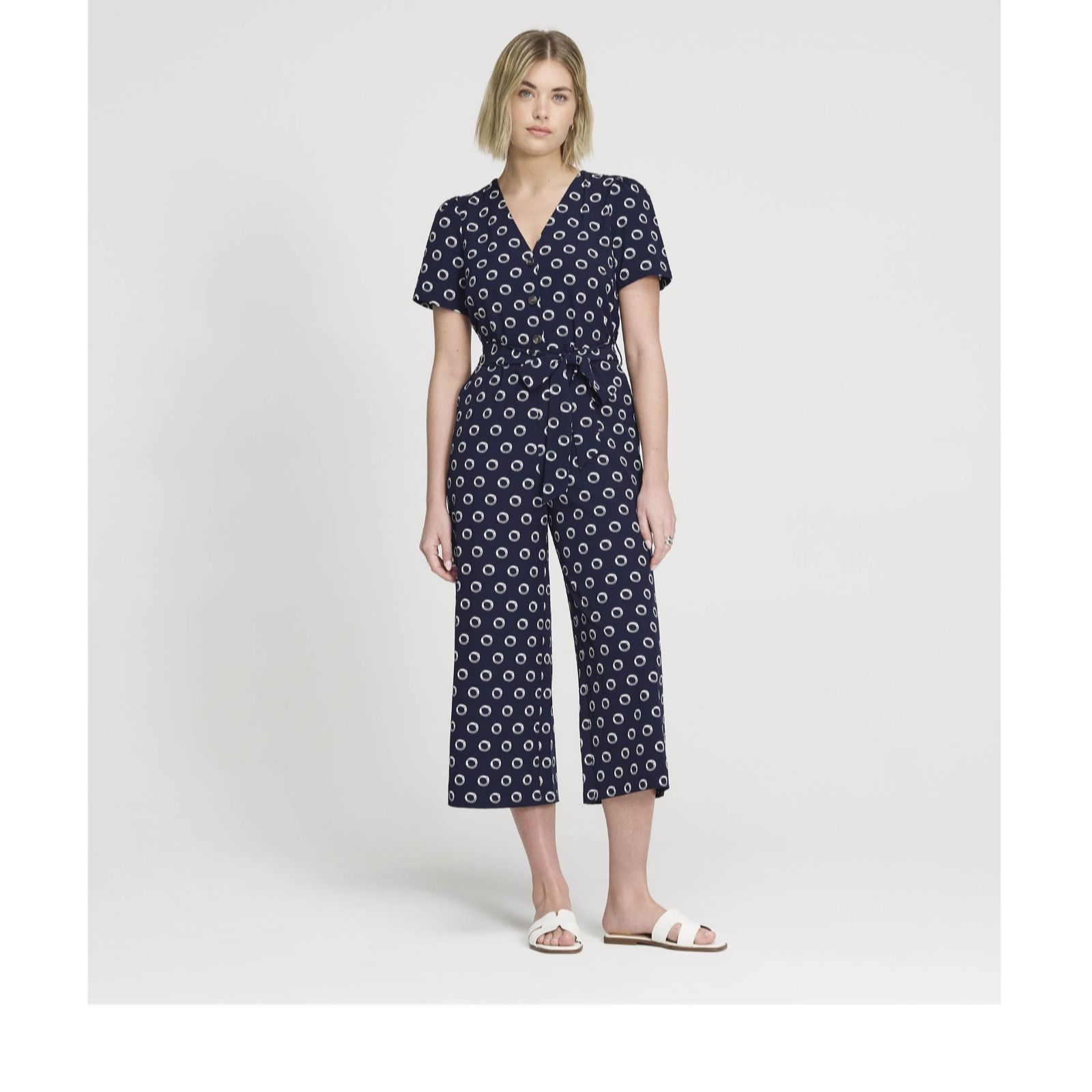 Finery London Uma Printed Jumpsuit Petite women's