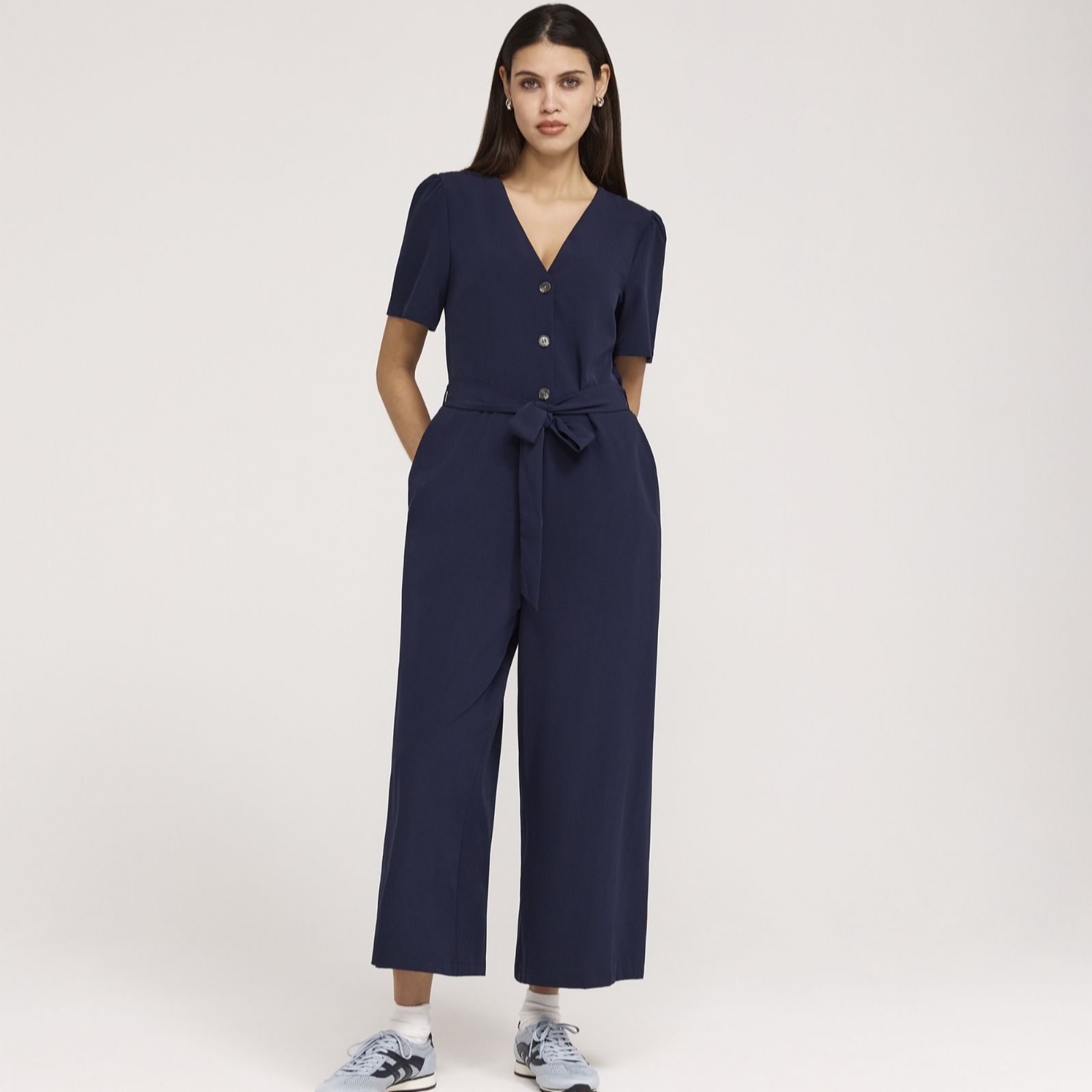 Finery London Uma Viscose Crepe Jumpsuit women's