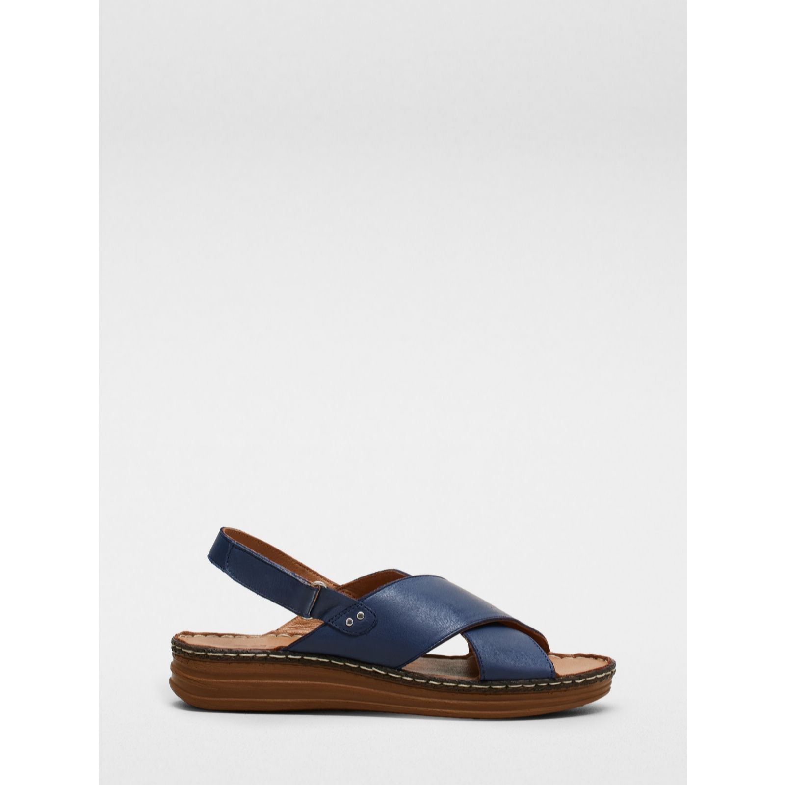 Adesso Dahlia Leather Cross Over Sandal