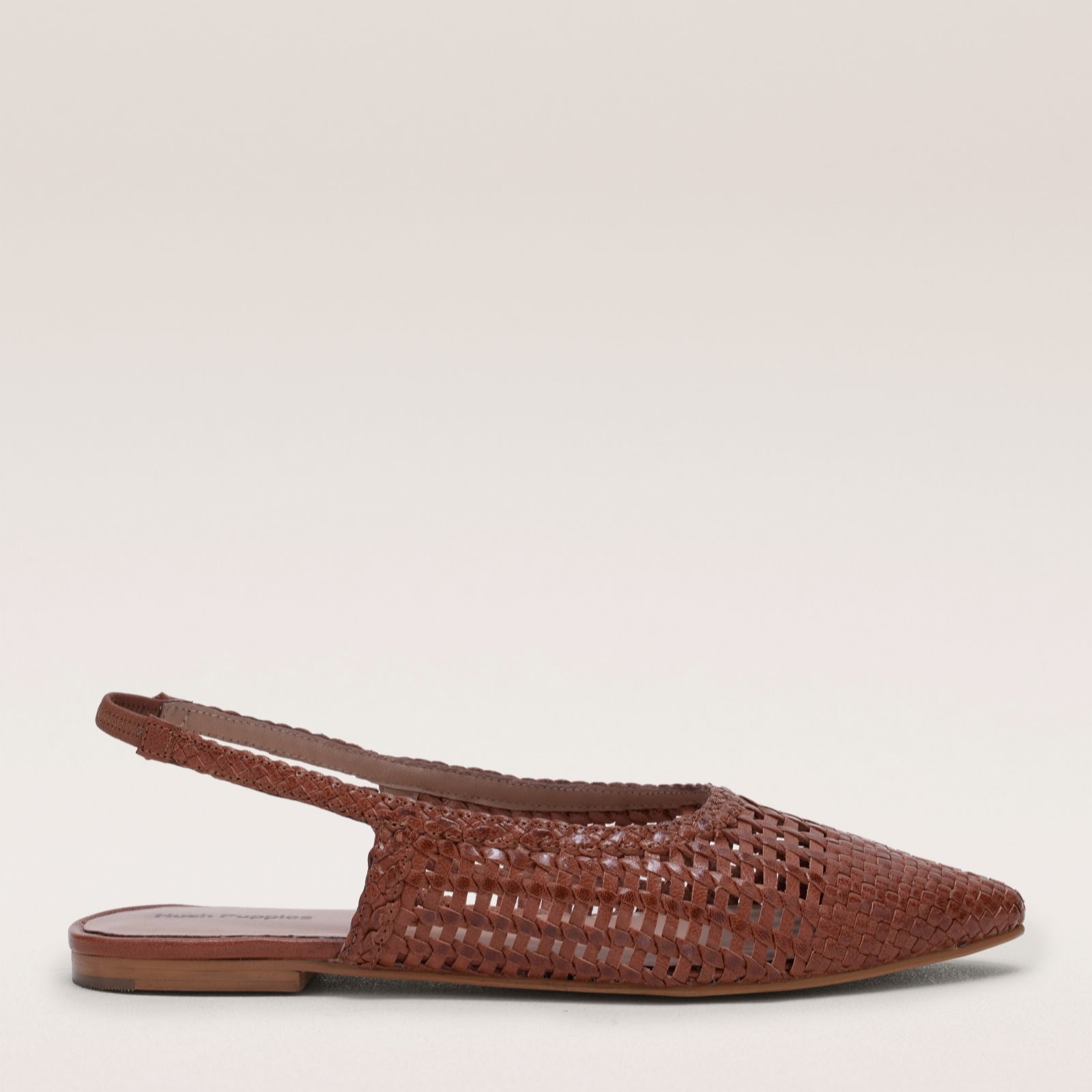 Hush Puppies Black Dalia Woven Slingback