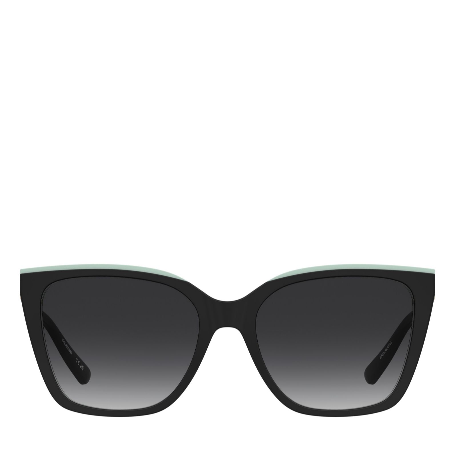Love Moschino Black Multicolour Metal Sunglasses With Heart Detail