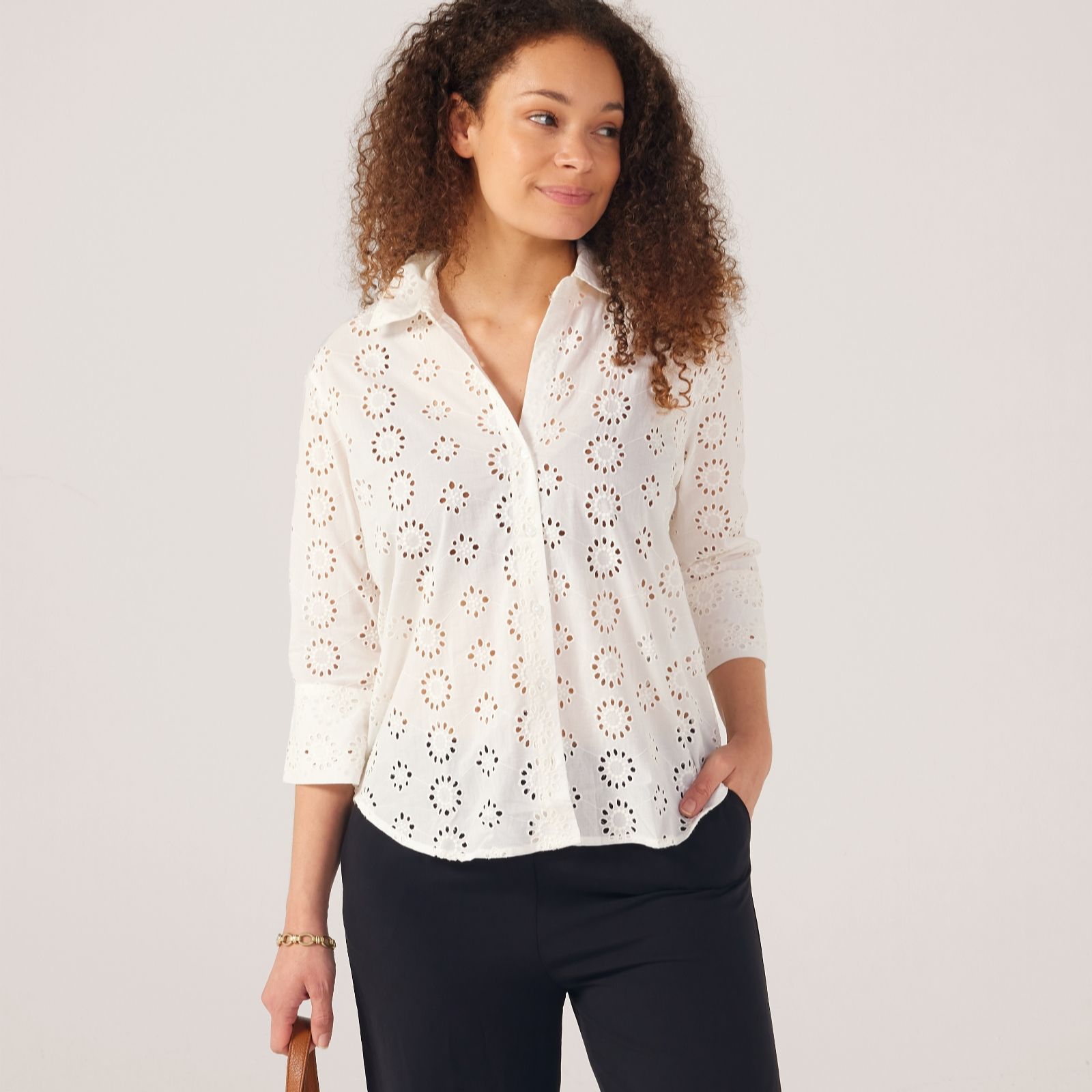 JDY Tallie Broderie Shirt