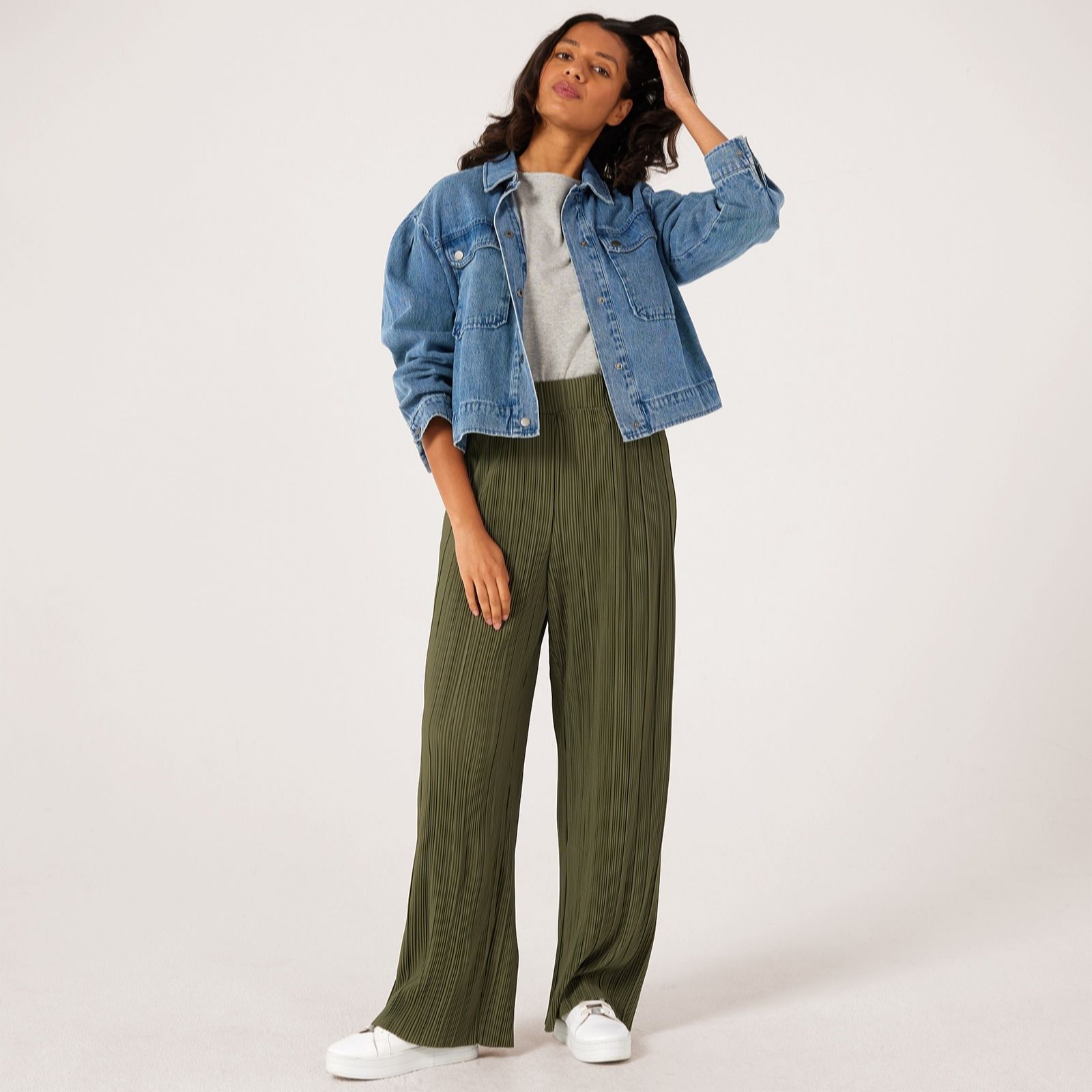 Only Ravenna Plisse Trouser