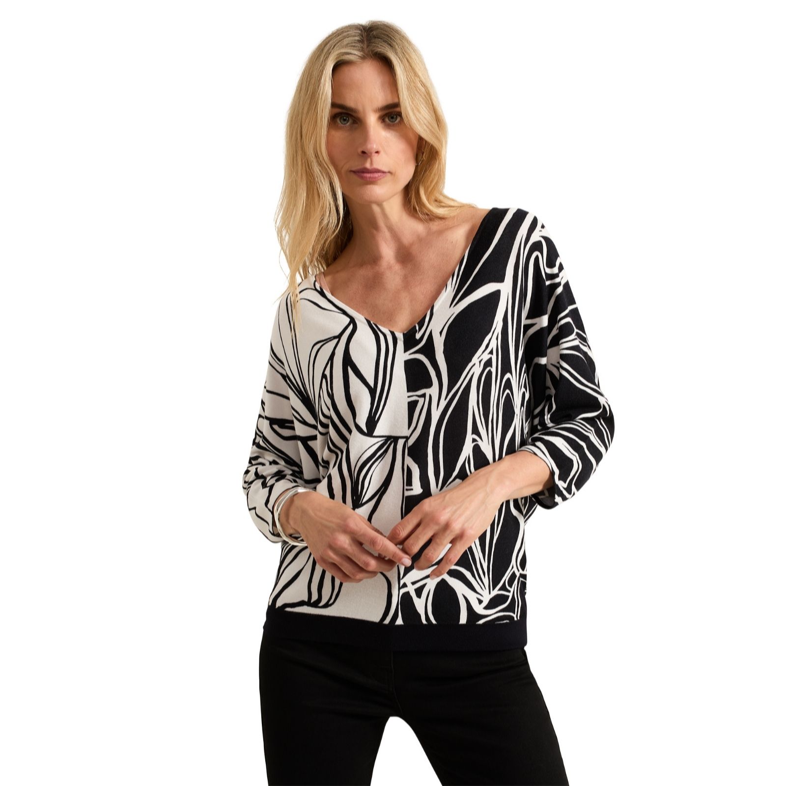 Phase Eight Ava Floral Printed Knitted Jumper women's