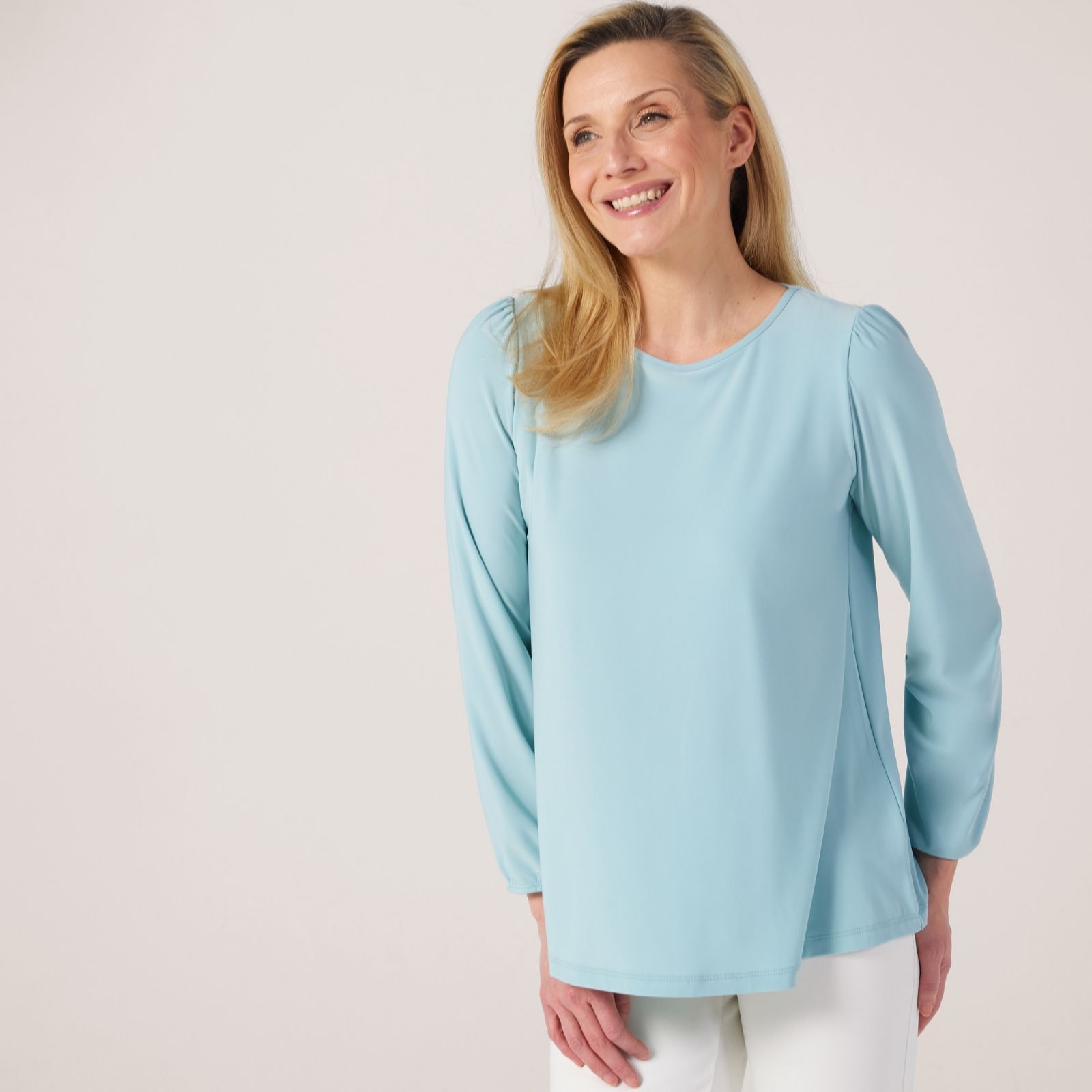 Kim & Co Ballet Pink Deluxe Brazil Jersey Long Sleeve Top