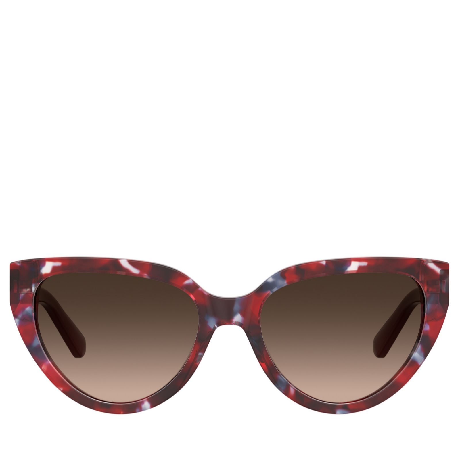 Love Moschino Women's Burgundy Cat Eye Frame Sunglasses
