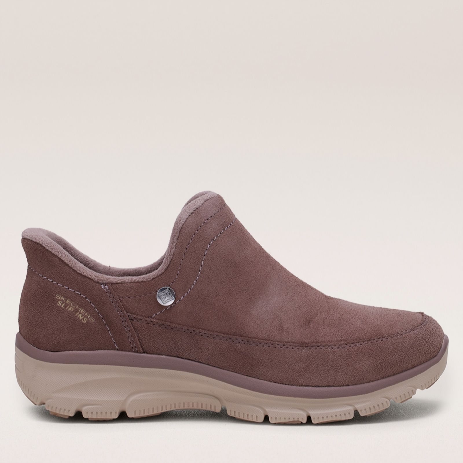 Skechers Mauve Easy Going Modern Whisper Slip-Ins Bootie