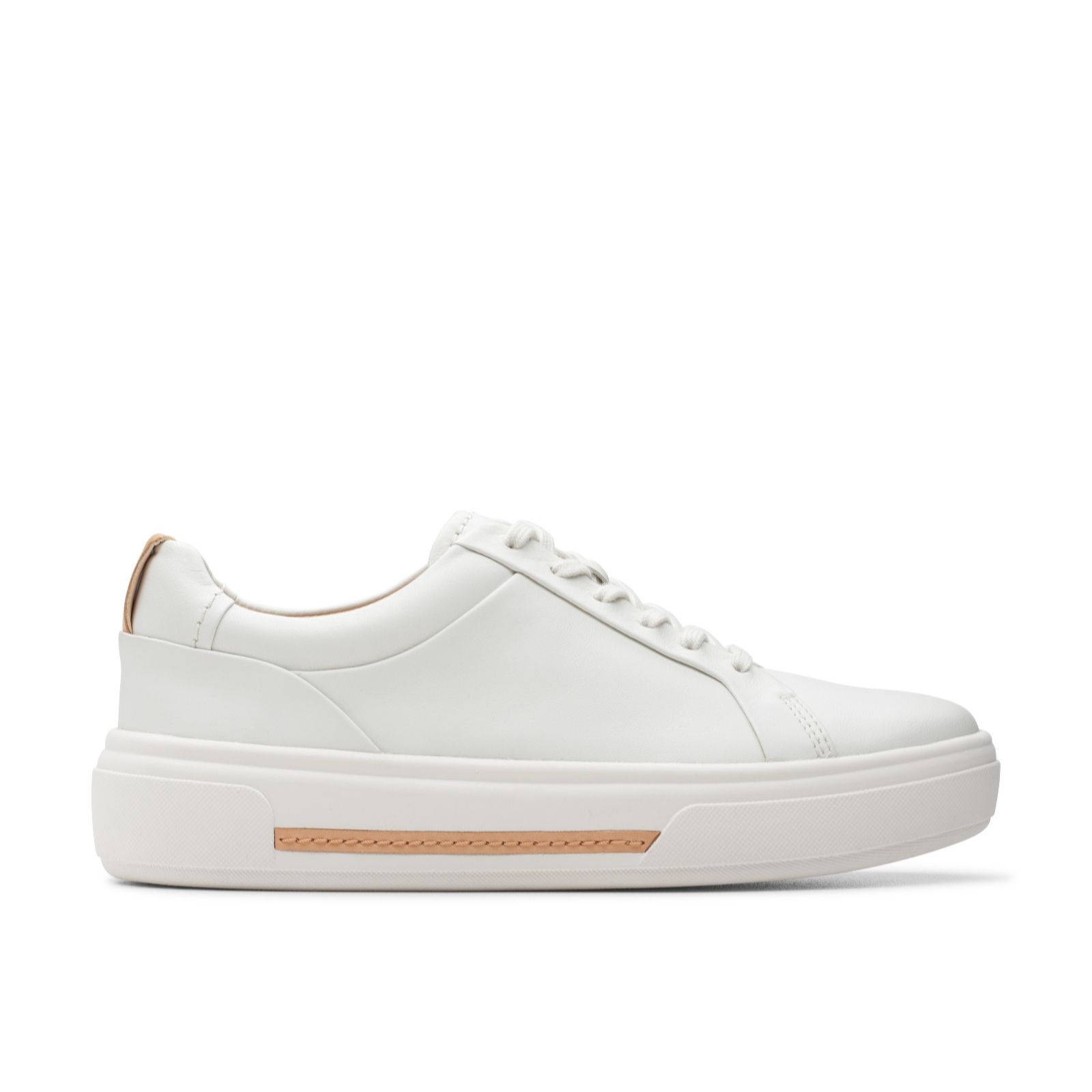 Clarks Footwear Women's Off White Leather Clarks Hollyhock Walk Shoe