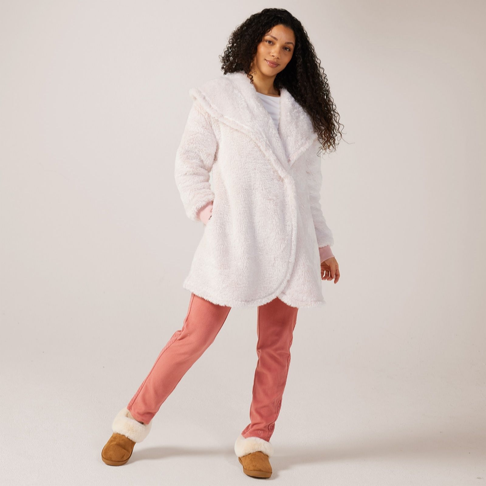 Cozee Home Fluffy Oversized Cardigan