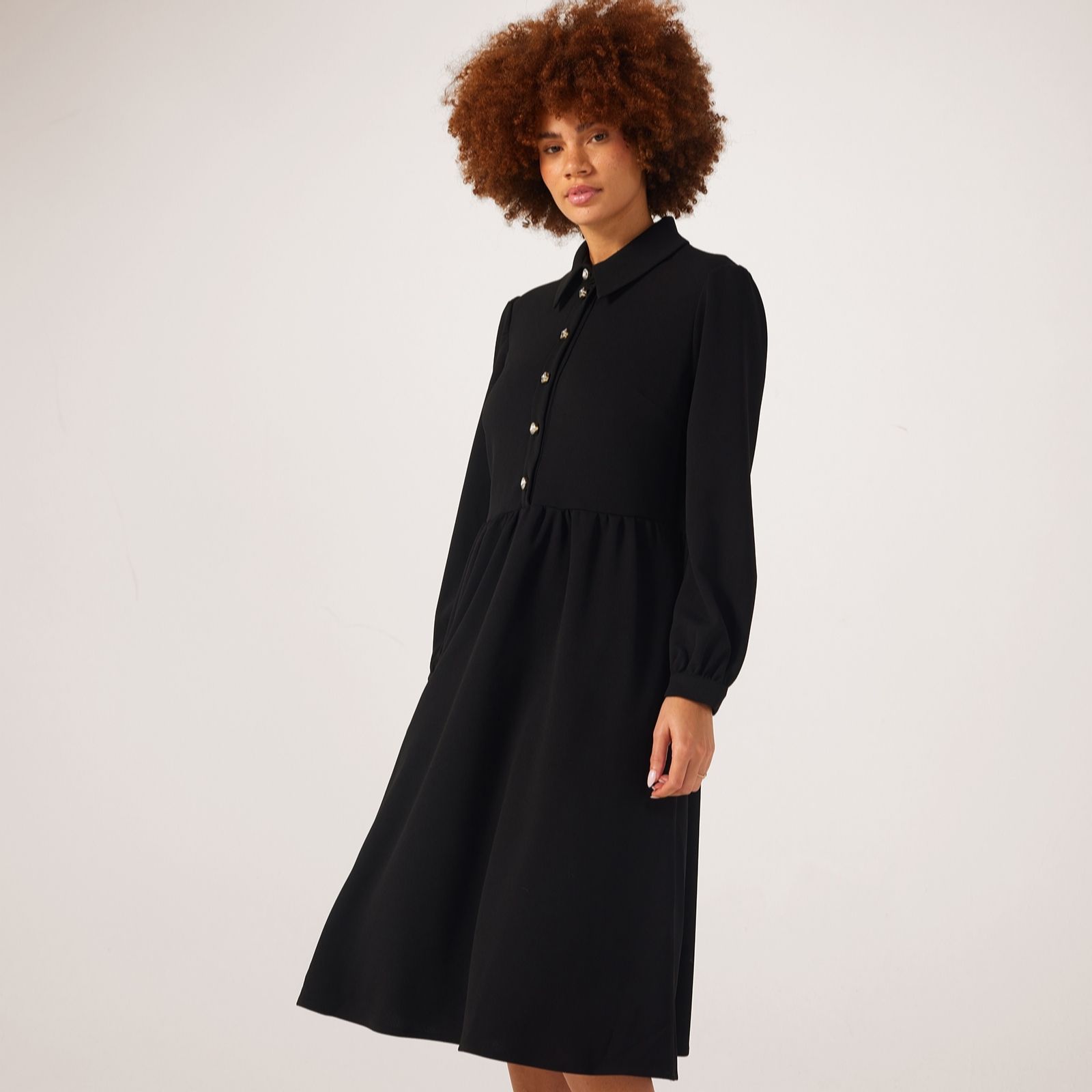 Helene Berman Rosella Scuba Crepe Twill Dress