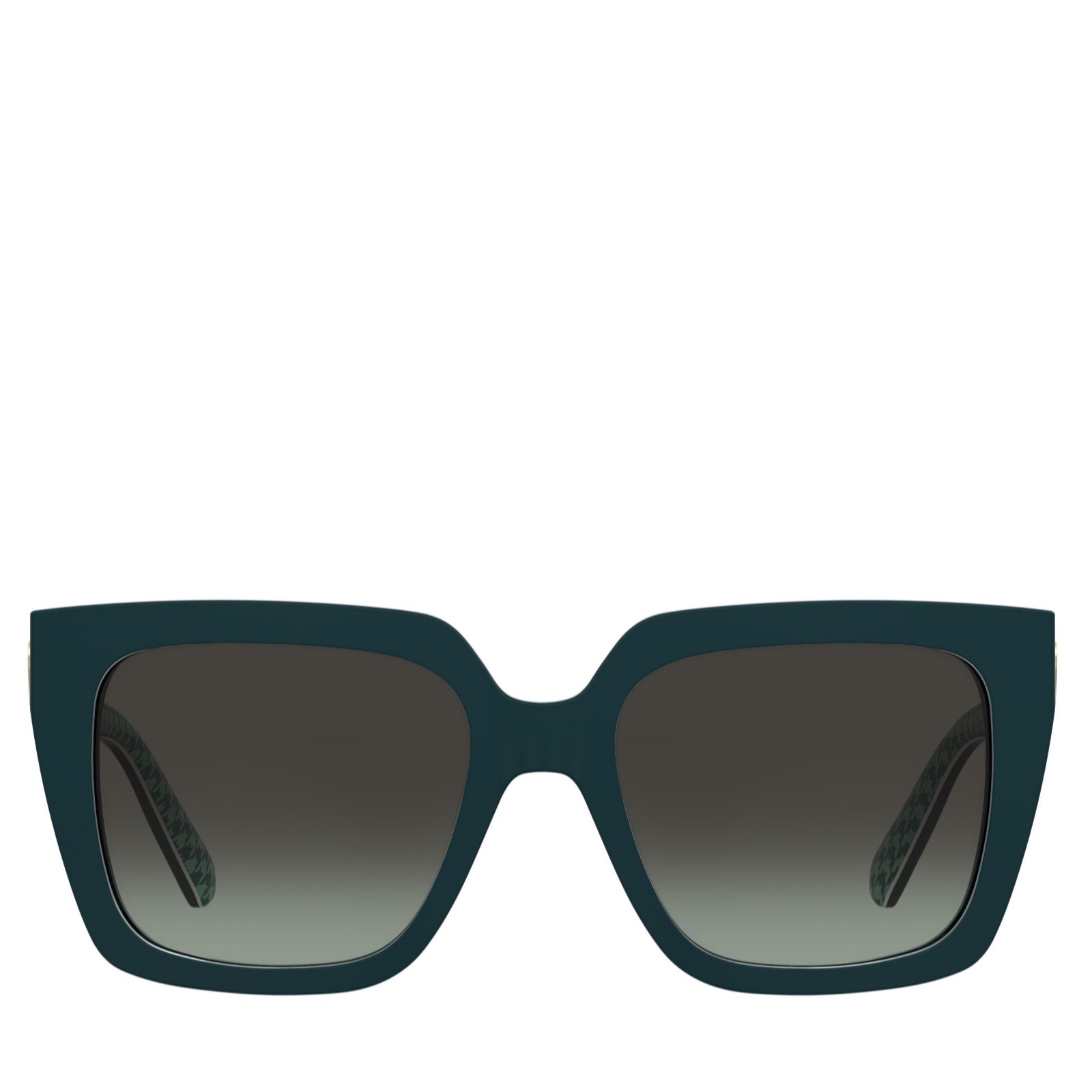 Love Moschino Women's Green Pattern Oversized Square Sunglasses